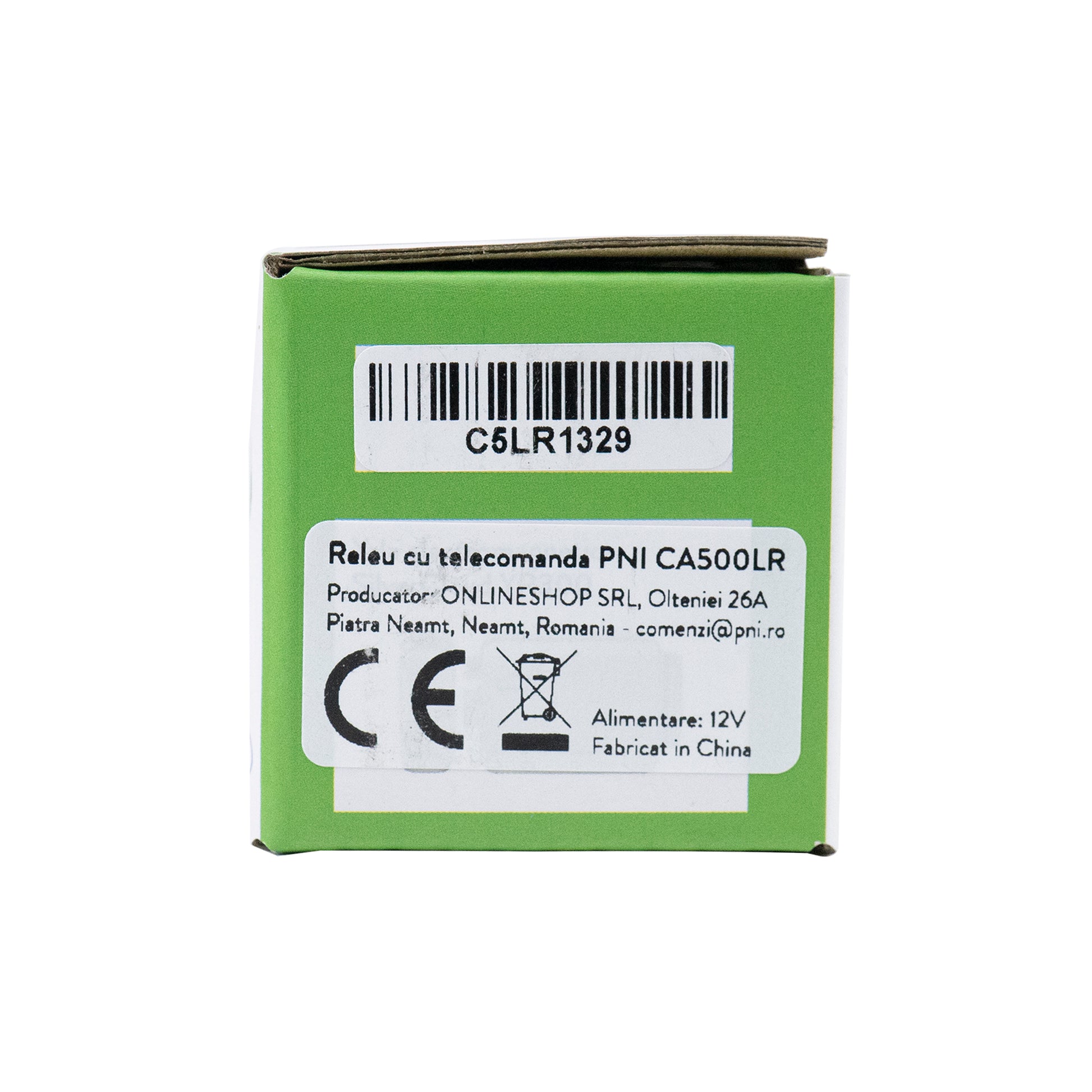 Releu cu telecomanda PNI CA500LR pentru comanda 1 sau 2 usi de garaj, porti, bariere, 2 relee, alimentare 12V