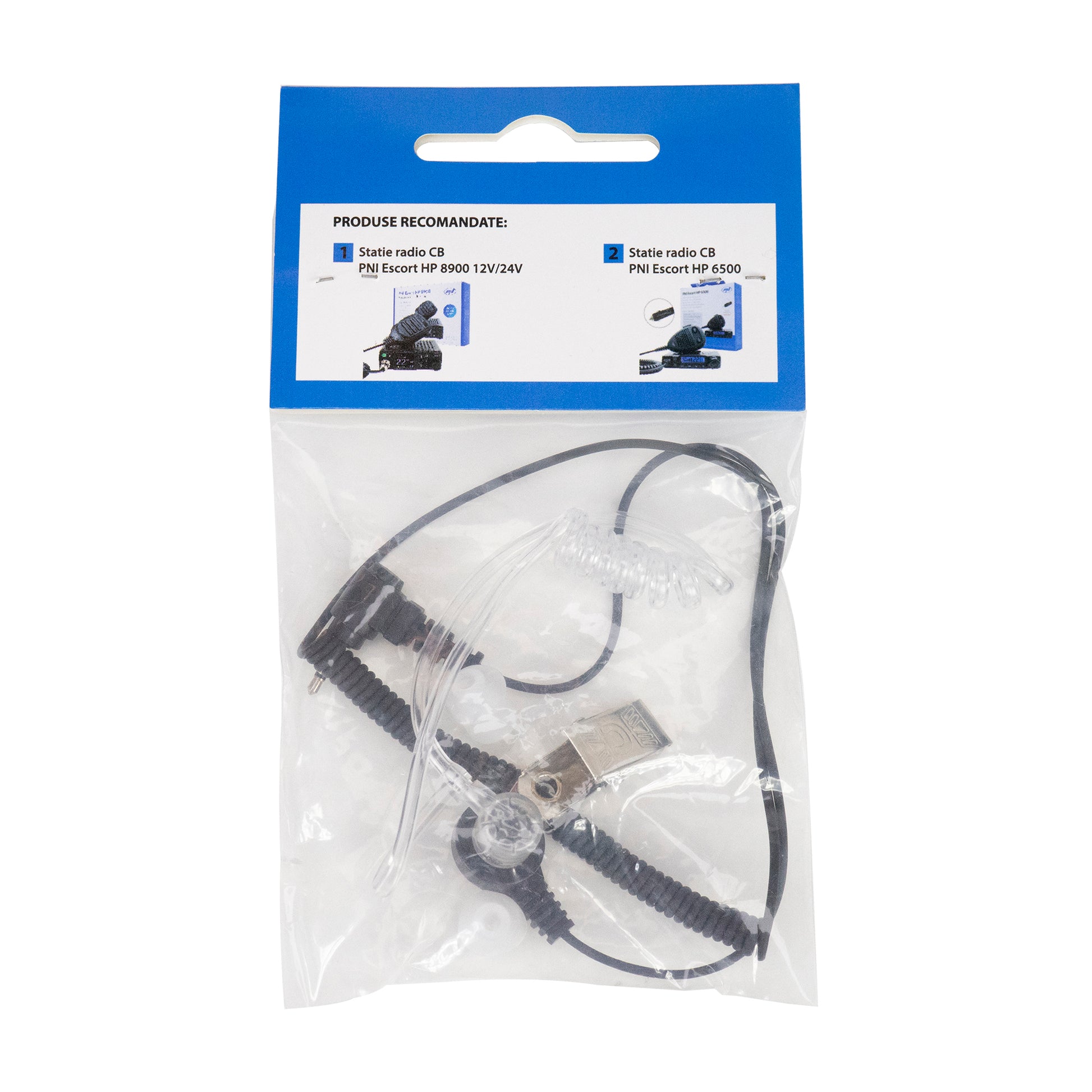 Casca PNI HF11 cu 1 pin 2.5 mm, tub acustic, pentru toate statiile radio