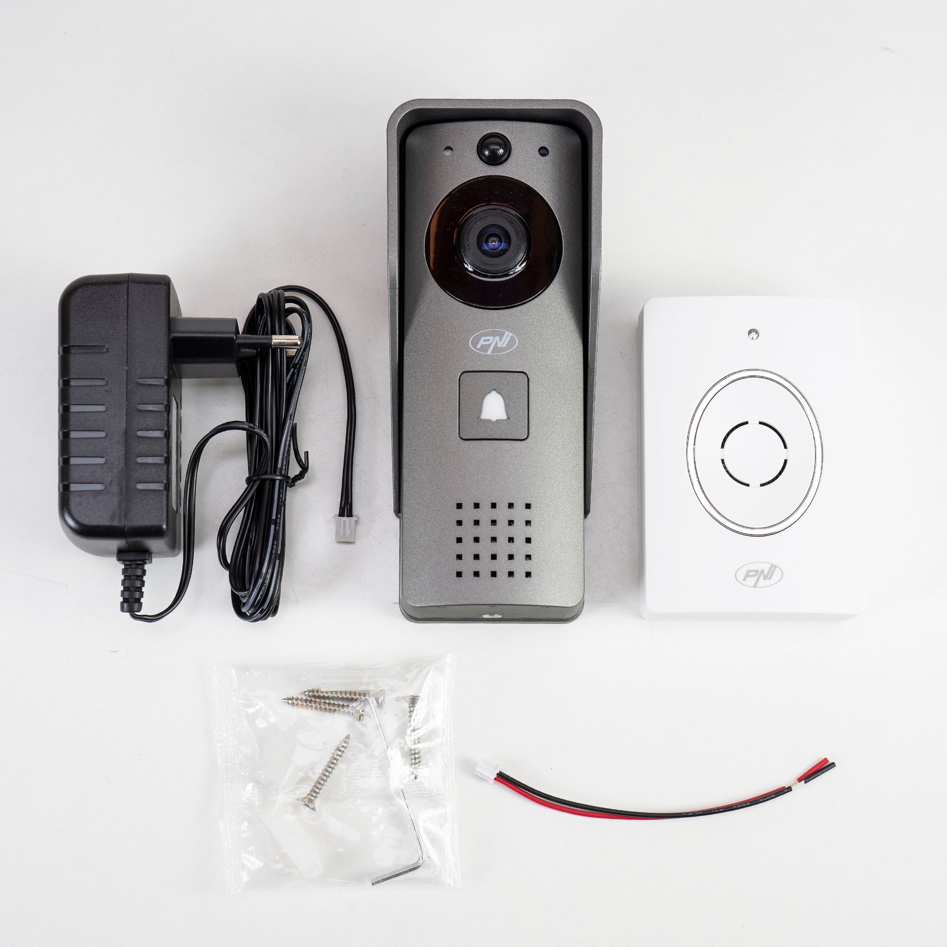 Interfon video inteligent PNI House 910 WiFi HD, P2P, iesire yala, aplicatie dedicata Tuya Smart, integrare in scenarii si automatizari smart cu alte produse compatibile Tuya