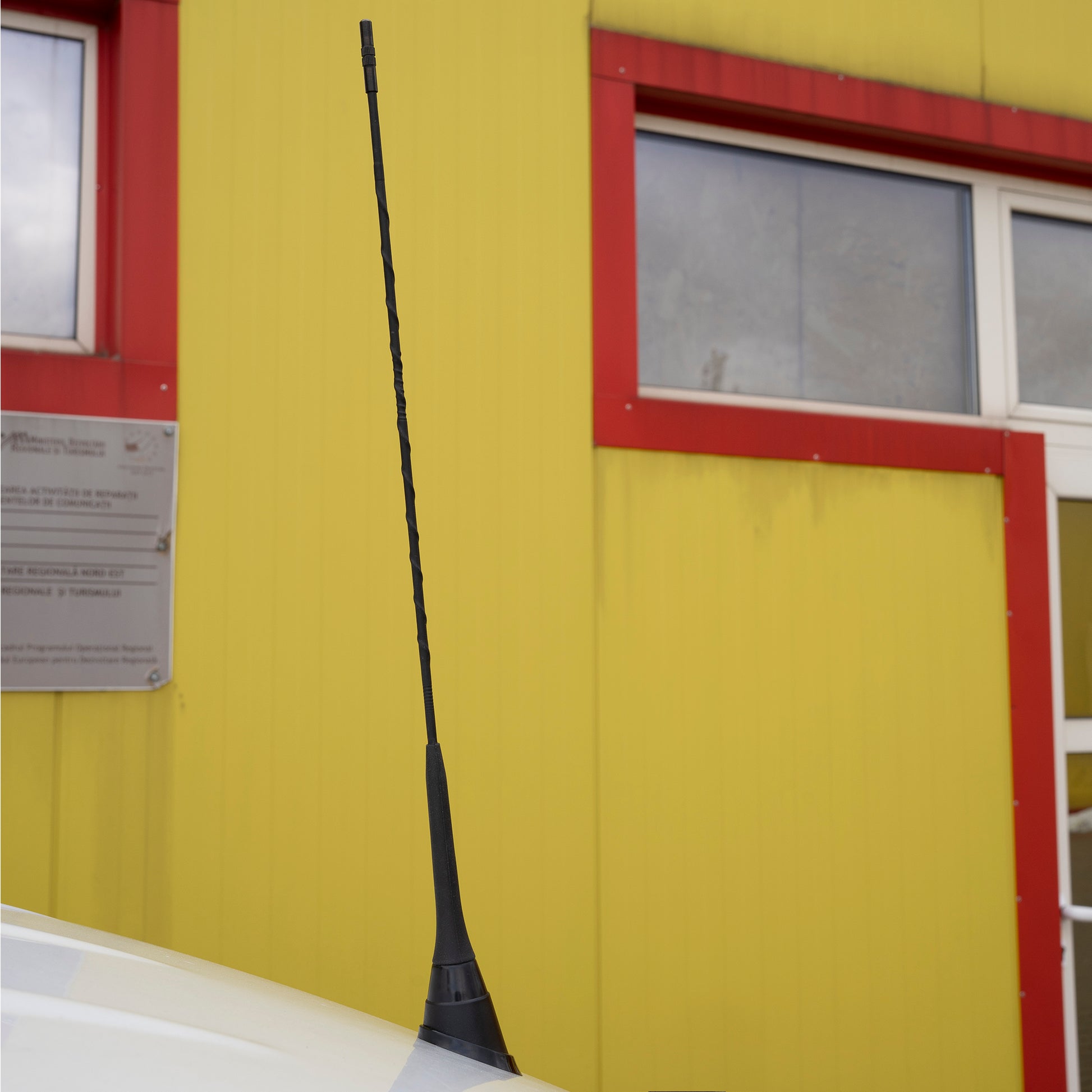 Antena CB PNI Duplex 2000 CB-FM, 26-28MHz (CB), 87-108MHz (FM), cablu CB si cablu FM 5 metri, fibra de sticla, lungime 490 mm
