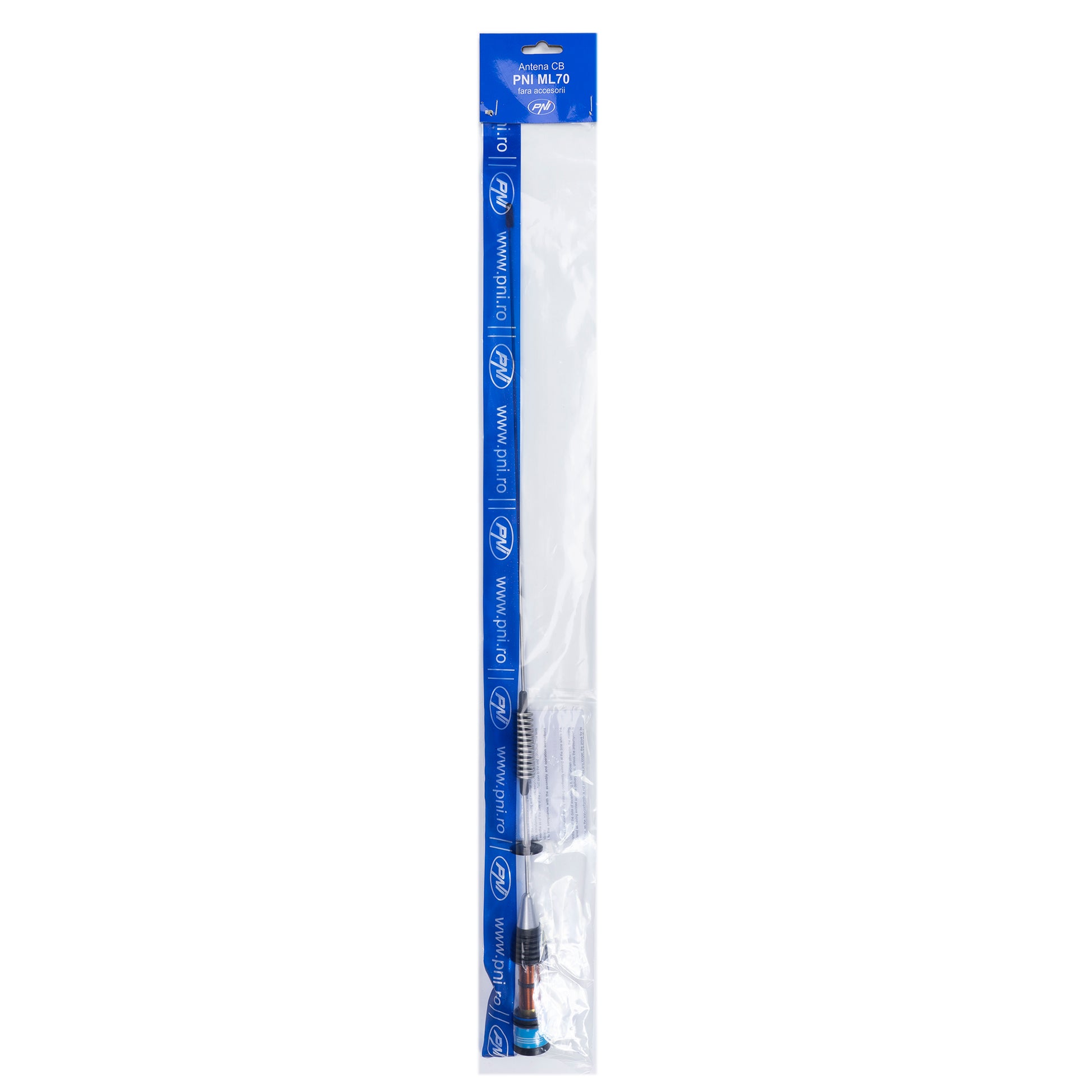 Antena CB PNI ML70, lungime 70cm, 26-30MHz, 200W, fara accesorii
