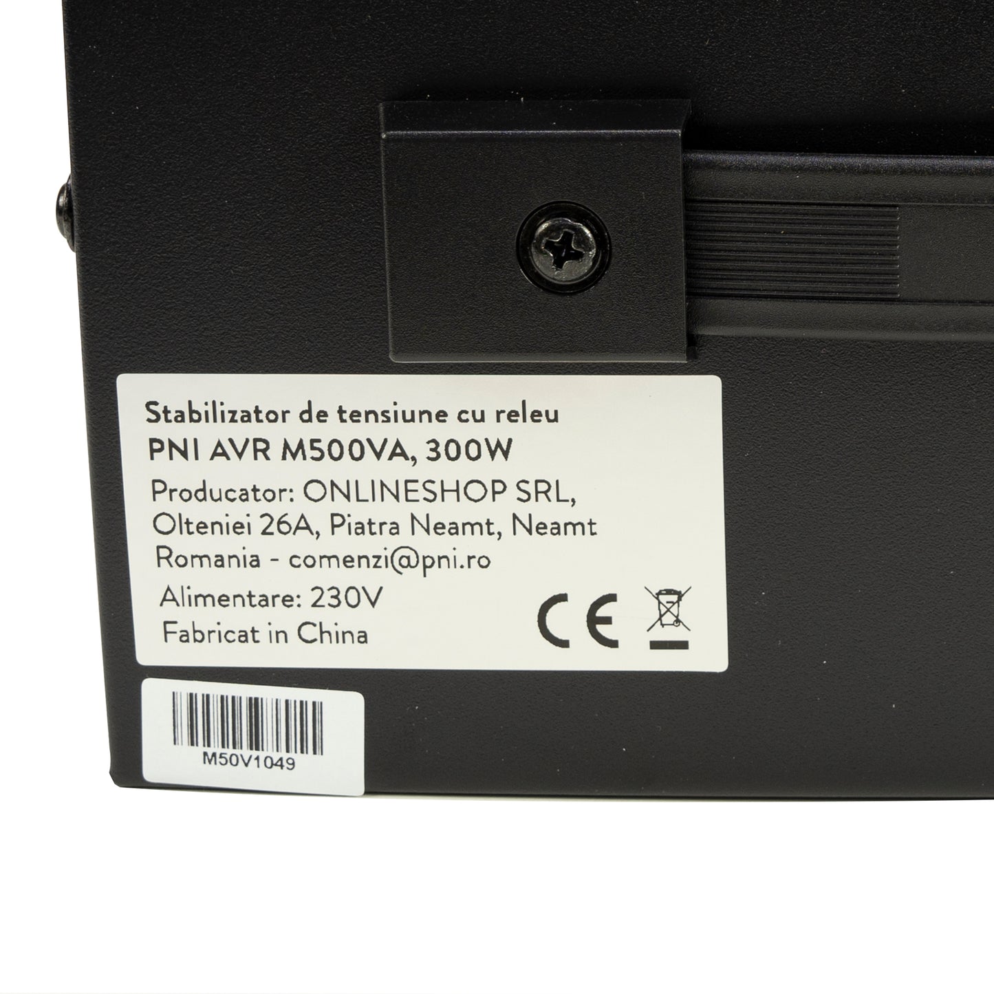 Stabilizator de tensiune cu releu PNI AVR M500VA, 1.4A, 300W, 500VA