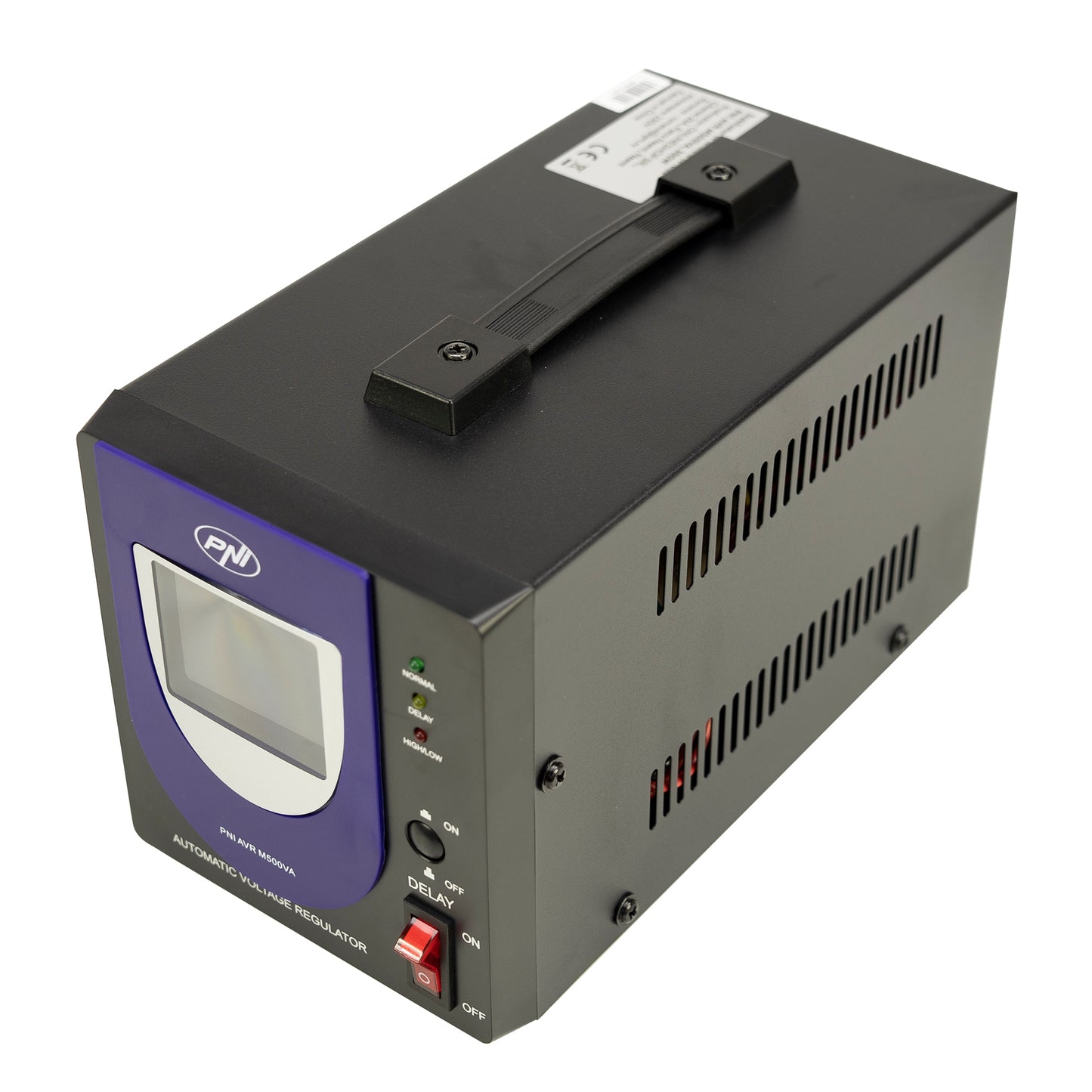 Stabilizator de tensiune cu releu PNI AVR M500VA, 1.4A, 300W, 500VA
