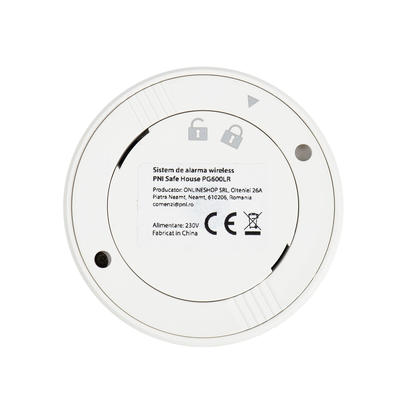 Sistem de alarma wireless PNI Safe House PG600LR, sistem inteligent de securitate pentru casa, conectare wireless, alarma antiefractie, alarma fara fir, alerta inteligenta prin aplicatia TUYA iOS / Android, compatibil cu Alexa si Google Assistant