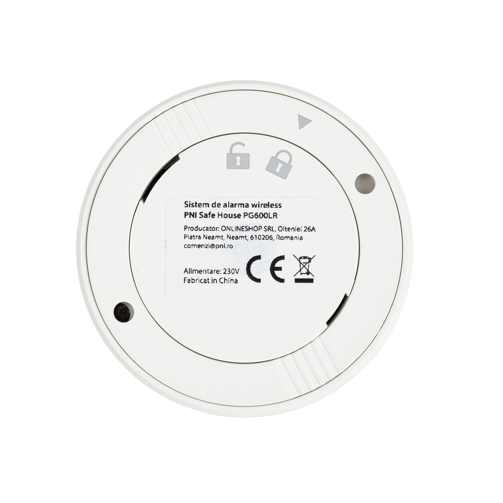 Sistem de alarma wireless PNI Safe House PG600LR, sistem inteligent de securitate pentru casa, conectare wireless, alarma antiefractie, alarma fara fir, alerta inteligenta prin aplicatia TUYA iOS / Android, compatibil cu Alexa si Google Assistant
