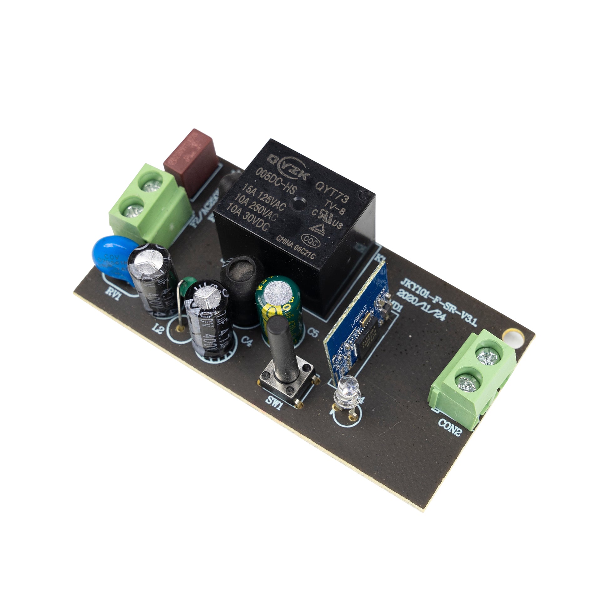 Releu inteligent PNI Safe House PG08, ON / OFF iesire 230V,  Wi-Fi, comanda prin internet aplicatia Tuya, stand alone, alimentare 230 V