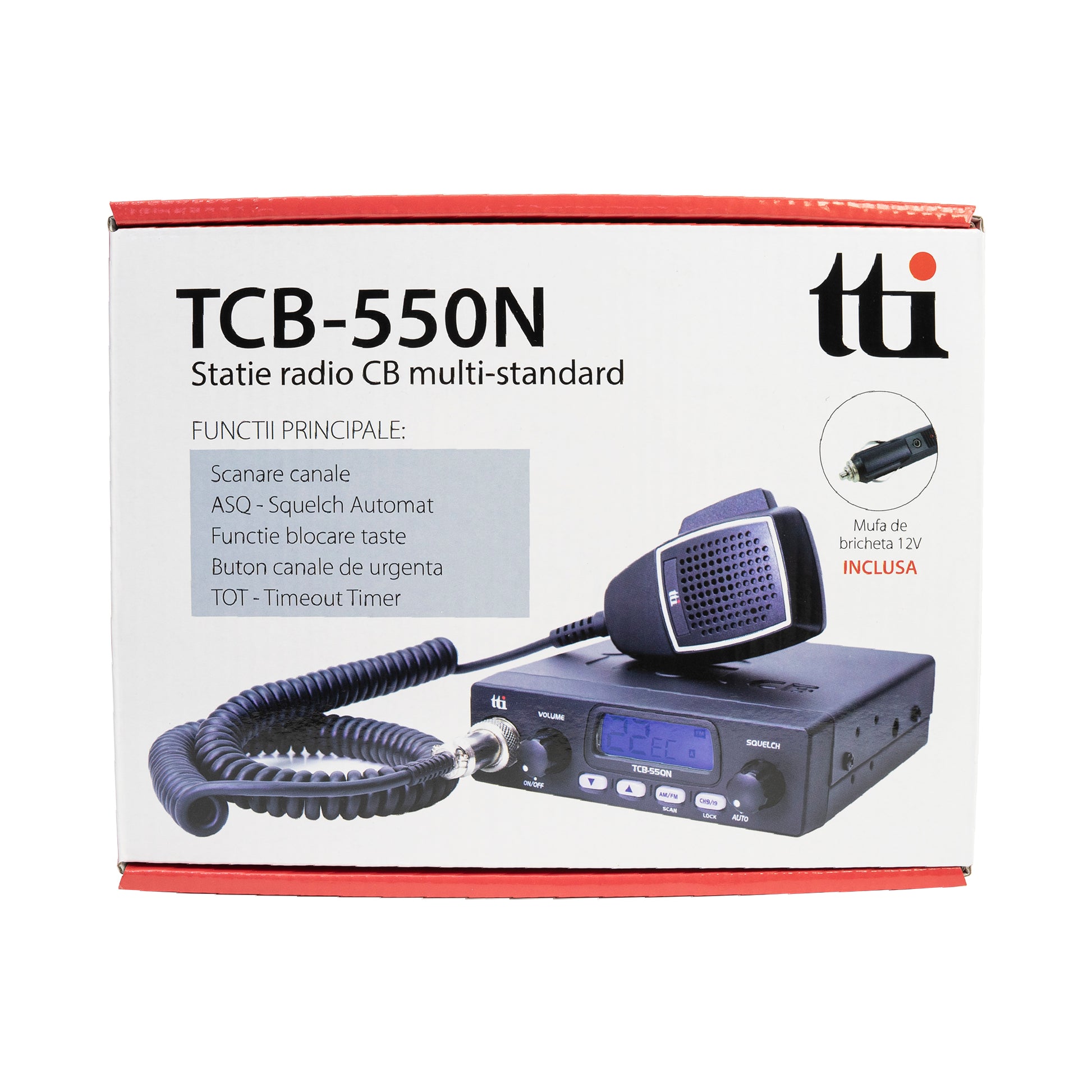 Statie radio CB TTi TCB-550 N cu squelch automat