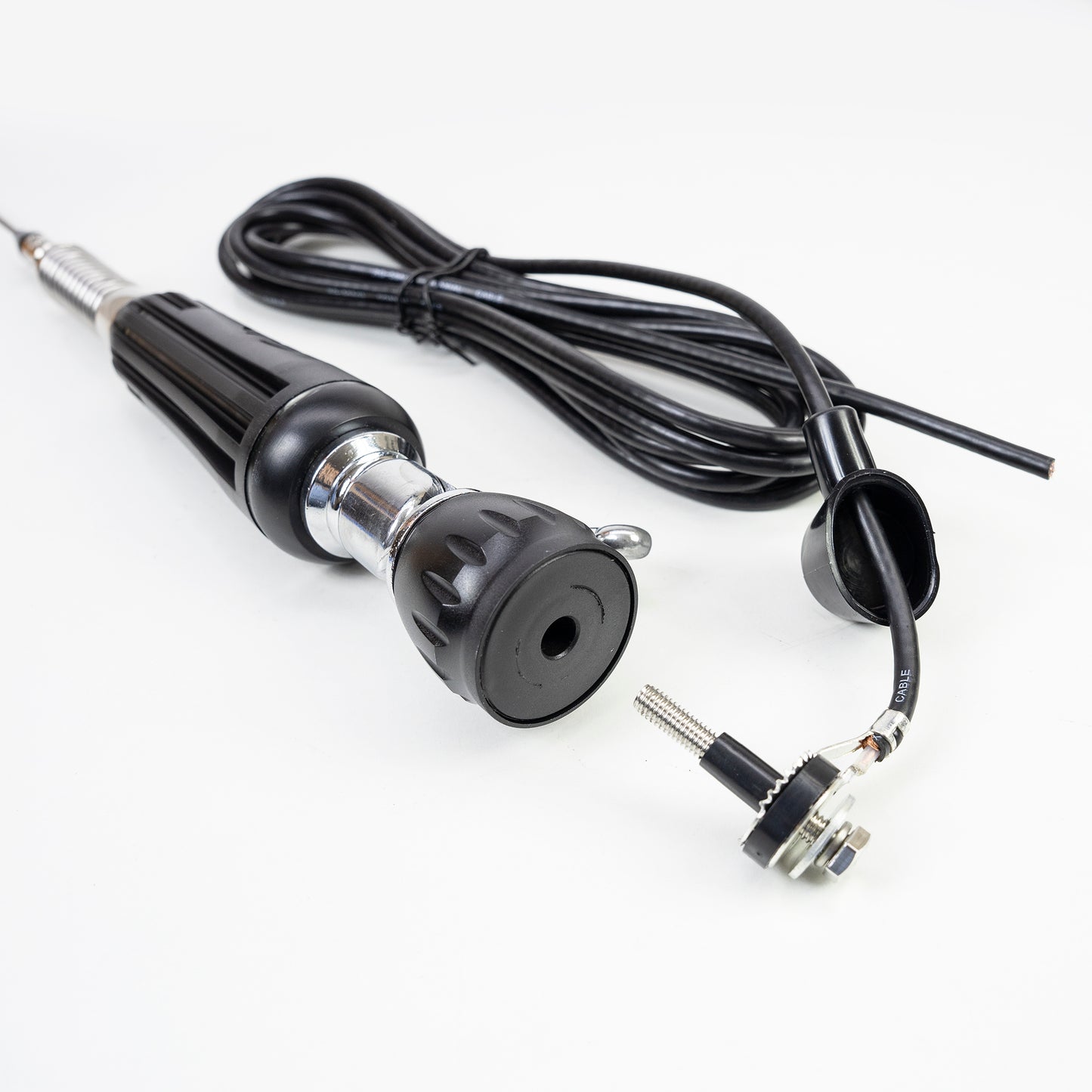 Antena CB PNI LED 1000 rabatabila, 80 cm lungime, cu cablu si montura fixa tip fluture, 26-30 MHz, 300 Watt, ilumineaza in timpul emisiei