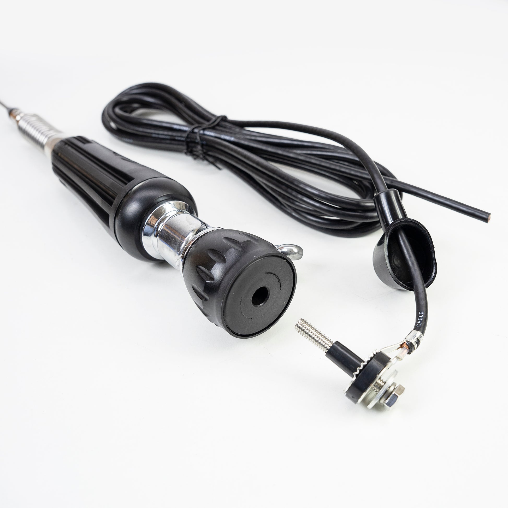 Antena CB PNI LED 1000 rabatabila, 80 cm lungime, cu cablu si montura fixa tip fluture, 26-30 MHz, 300 Watt, ilumineaza in timpul emisiei