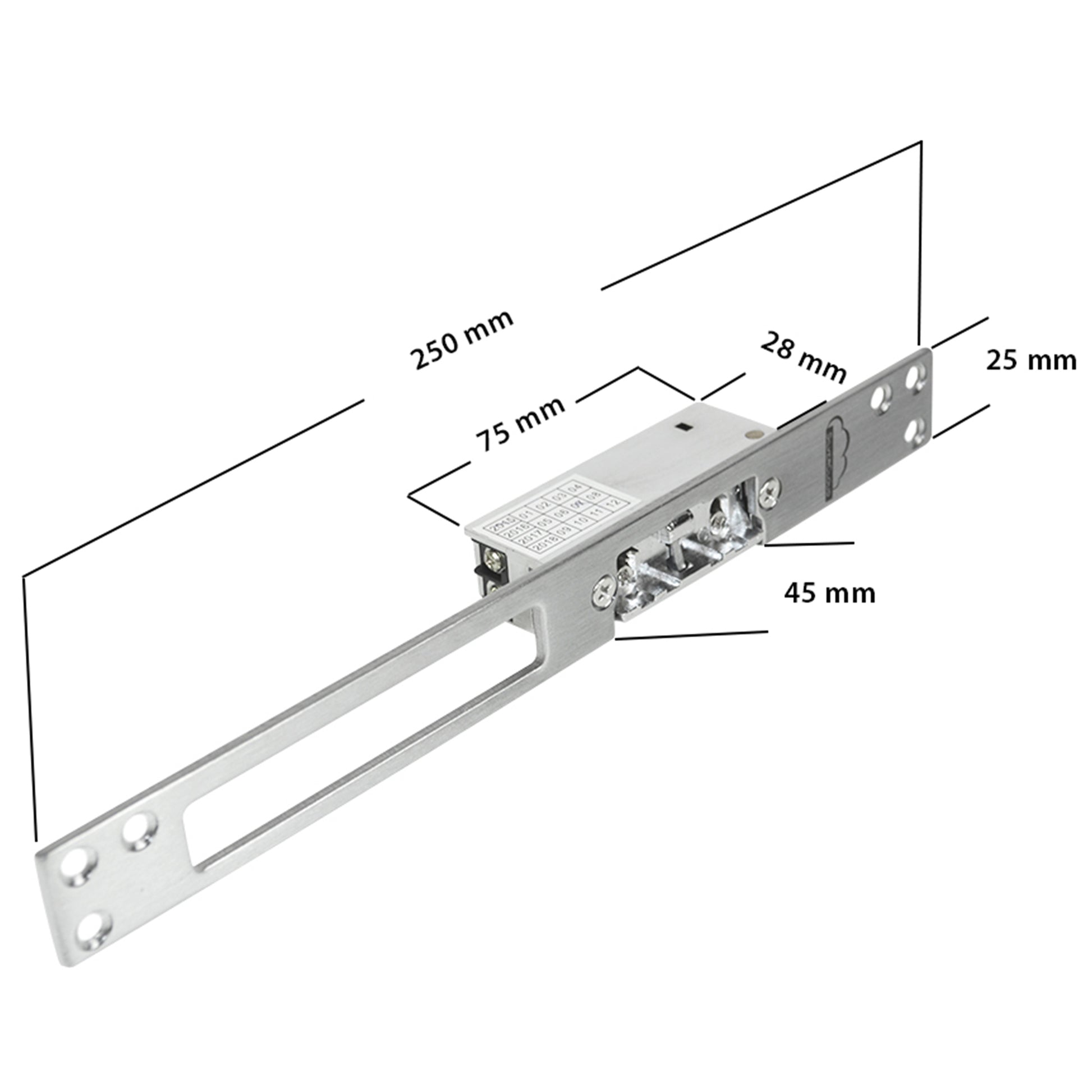 Yala electromagnetica SilverCloud YS810 incastrabila, Fail Secure NC