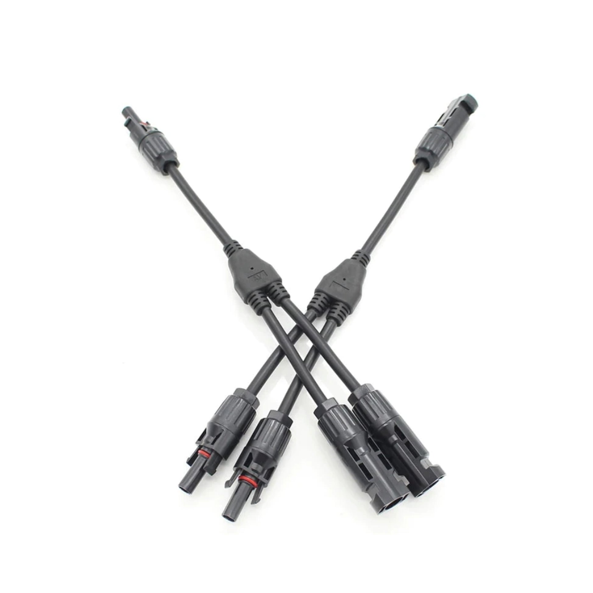 Set conectori spliter PNI MC4 Y flexibil, mama-tata pentru cablu solar 4-6 mm