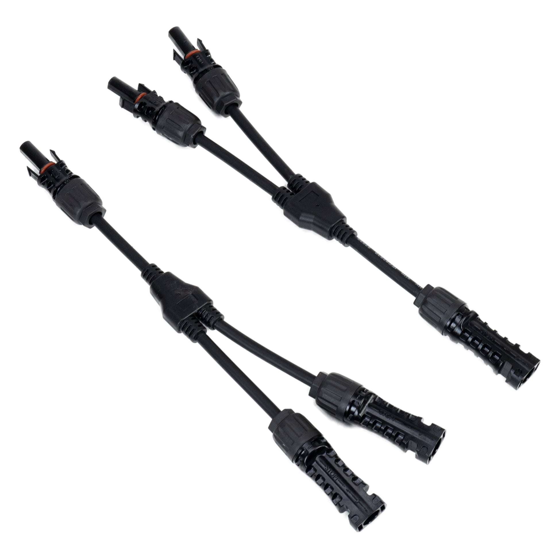 Set conectori spliter PNI MC4 Y flexibil, mama-tata pentru cablu solar 4-6 mm