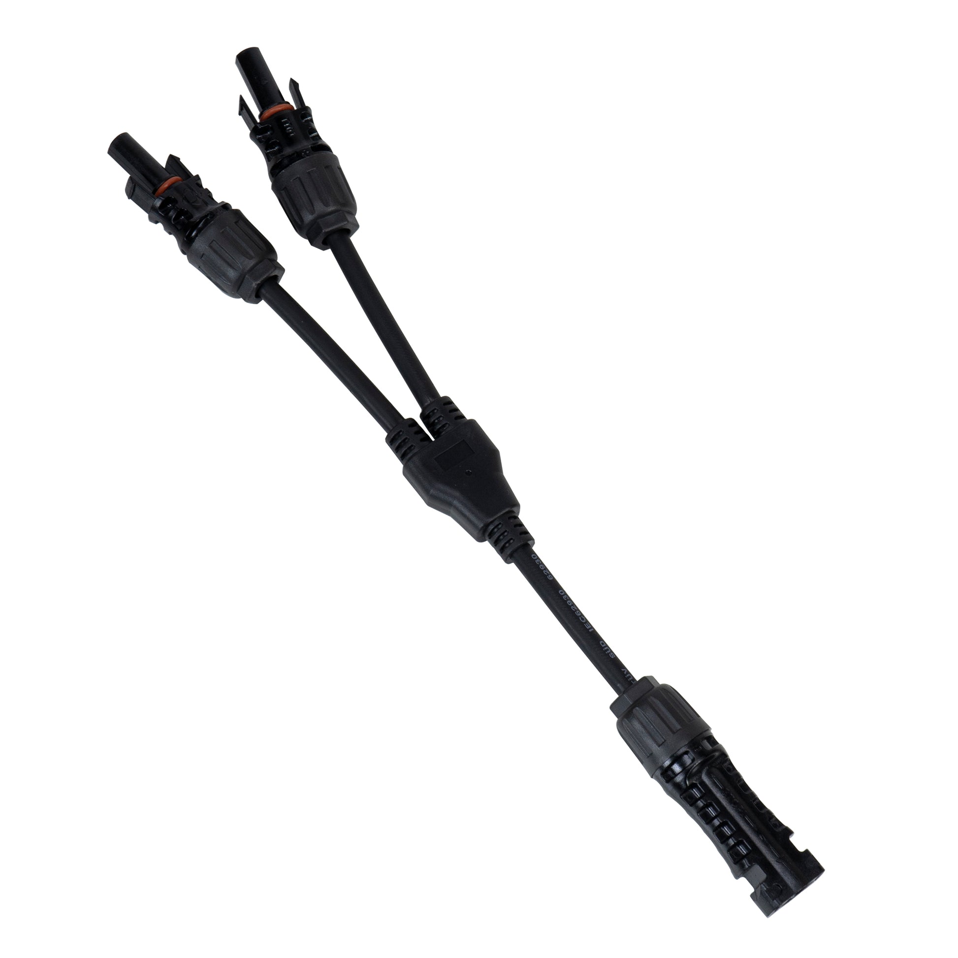 Set conectori spliter PNI MC4 Y flexibil, mama-tata pentru cablu solar 4-6 mm
