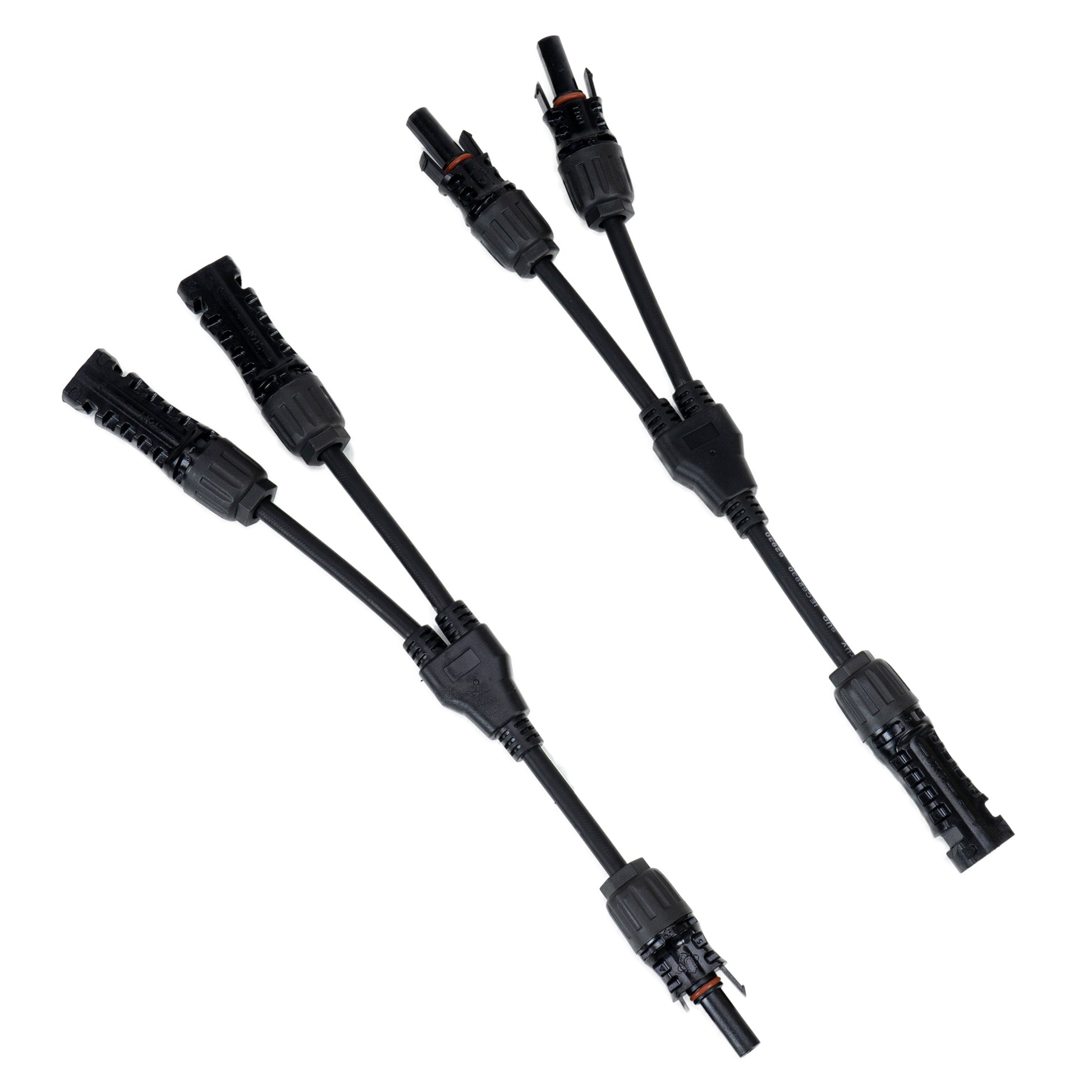Set conectori spliter PNI MC4 Y flexibil, mama-tata pentru cablu solar 4-6 mm