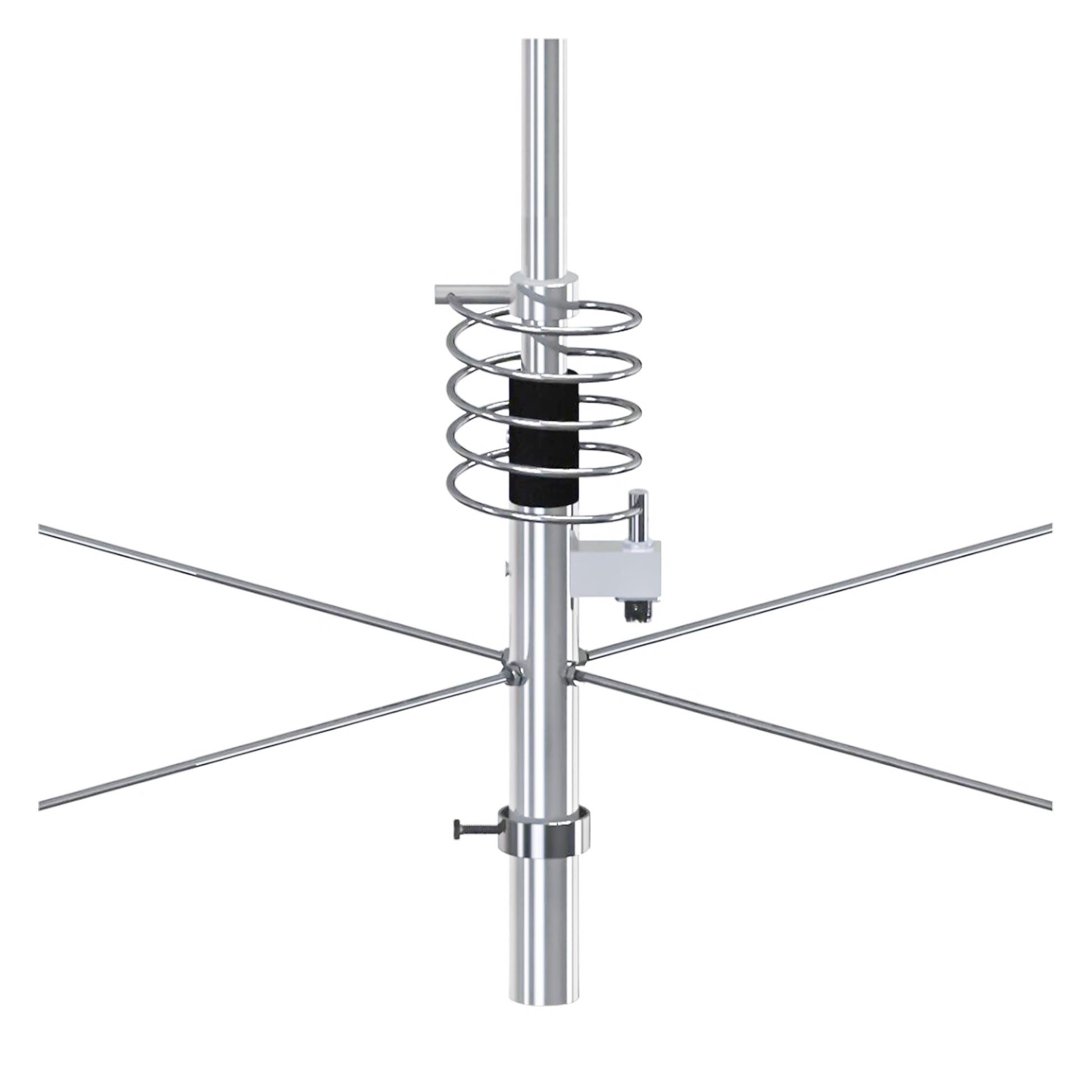 Antena CB de baza PNI Steelbras AP0163, 5/8, 26-28MHz, 500W, 5.15dBi, 689cm, rezistenta la vant 150km/h, pentru cladiri