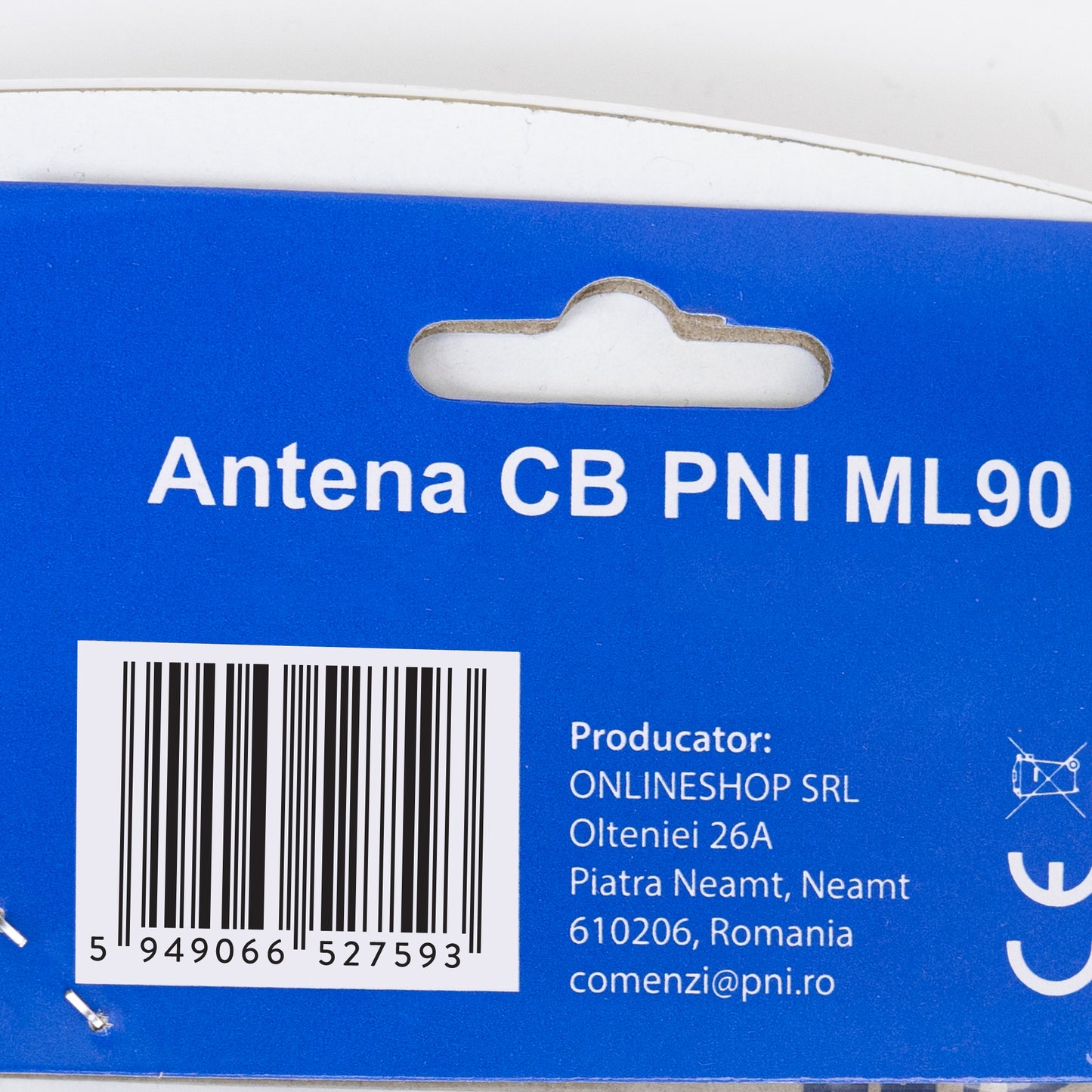 Antena CB PNI ML90 26-30MHz, 75cm, 150W, cu baza magnetica 145cm inclusa