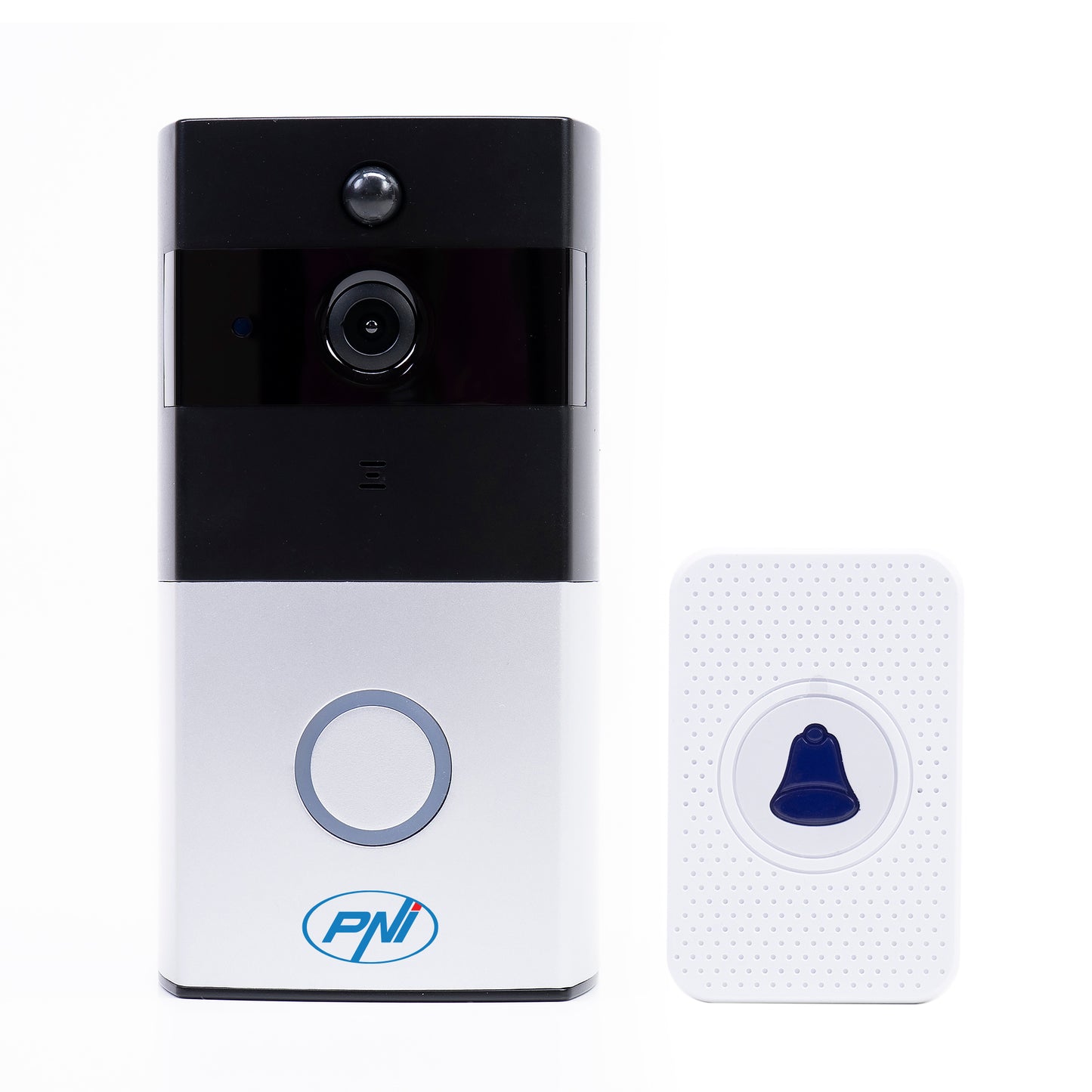 Interfon video inteligent PNI SafeHome PT710B WiFi  HD, P2P, acumulator si Sonerie 36 melodii inclusa, aplicatie dedicata Tuya Smart, integrare in scenarii si automatizari smart cu alte produse compatibile Tuya