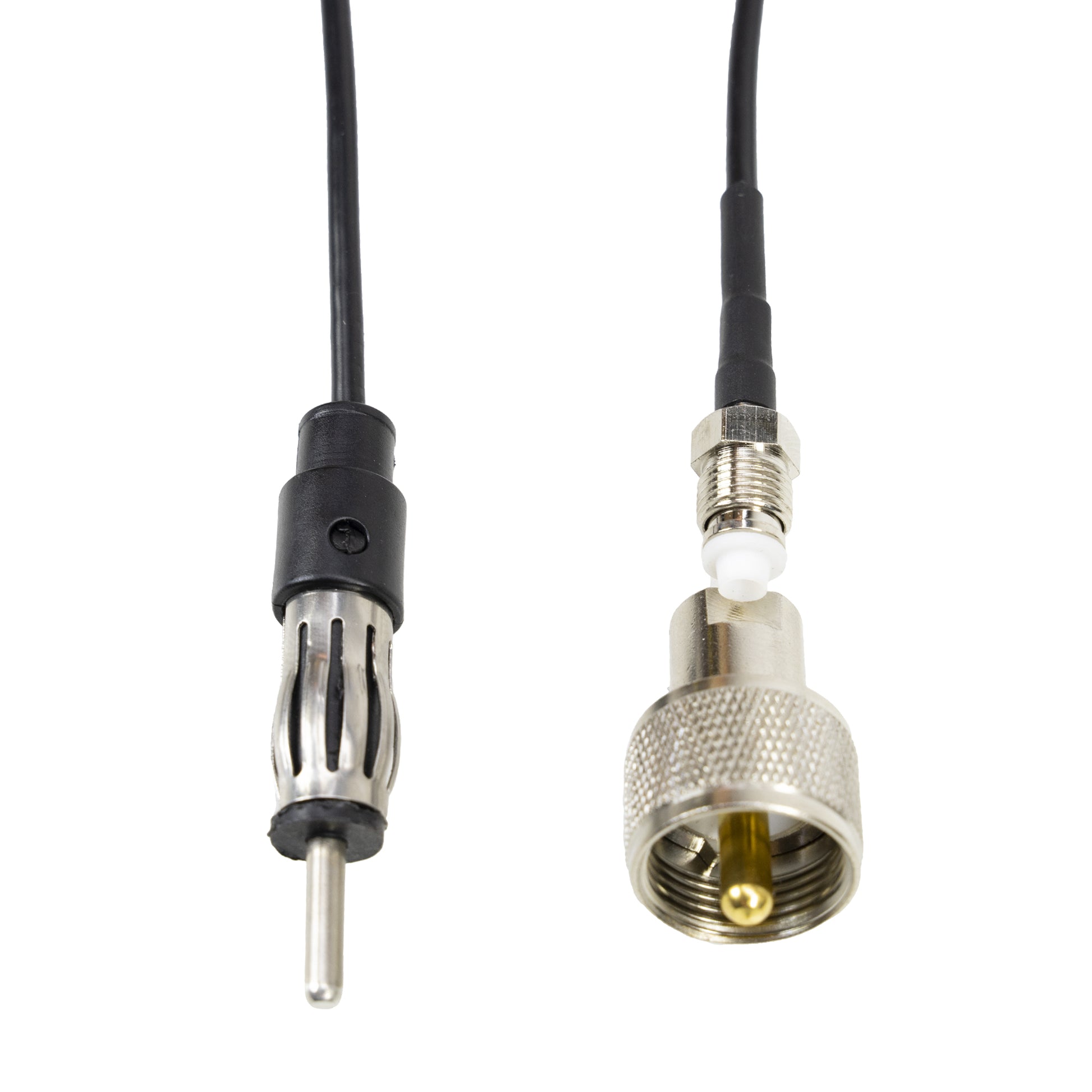 Antena CB PNI Duplex 2000 CB-FM, 26-28MHz (CB), 87-108MHz (FM), cablu CB si cablu FM 5 metri, fibra de sticla, lungime 490 mm