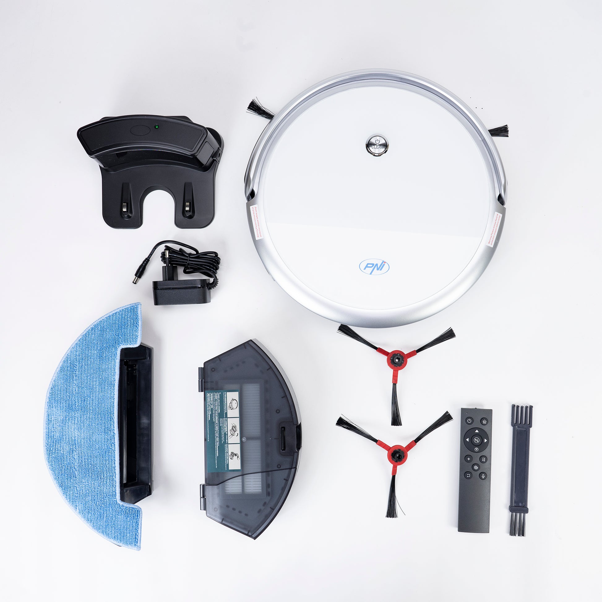 Robot aspirator inteligent PNI SafeHome Cleaner PTV35 WiFi, 30W, control si programare din aplicatia dedicata Tuya Smart, integrare in scenarii si automatizari smart cu alte produse compatibile Tuya