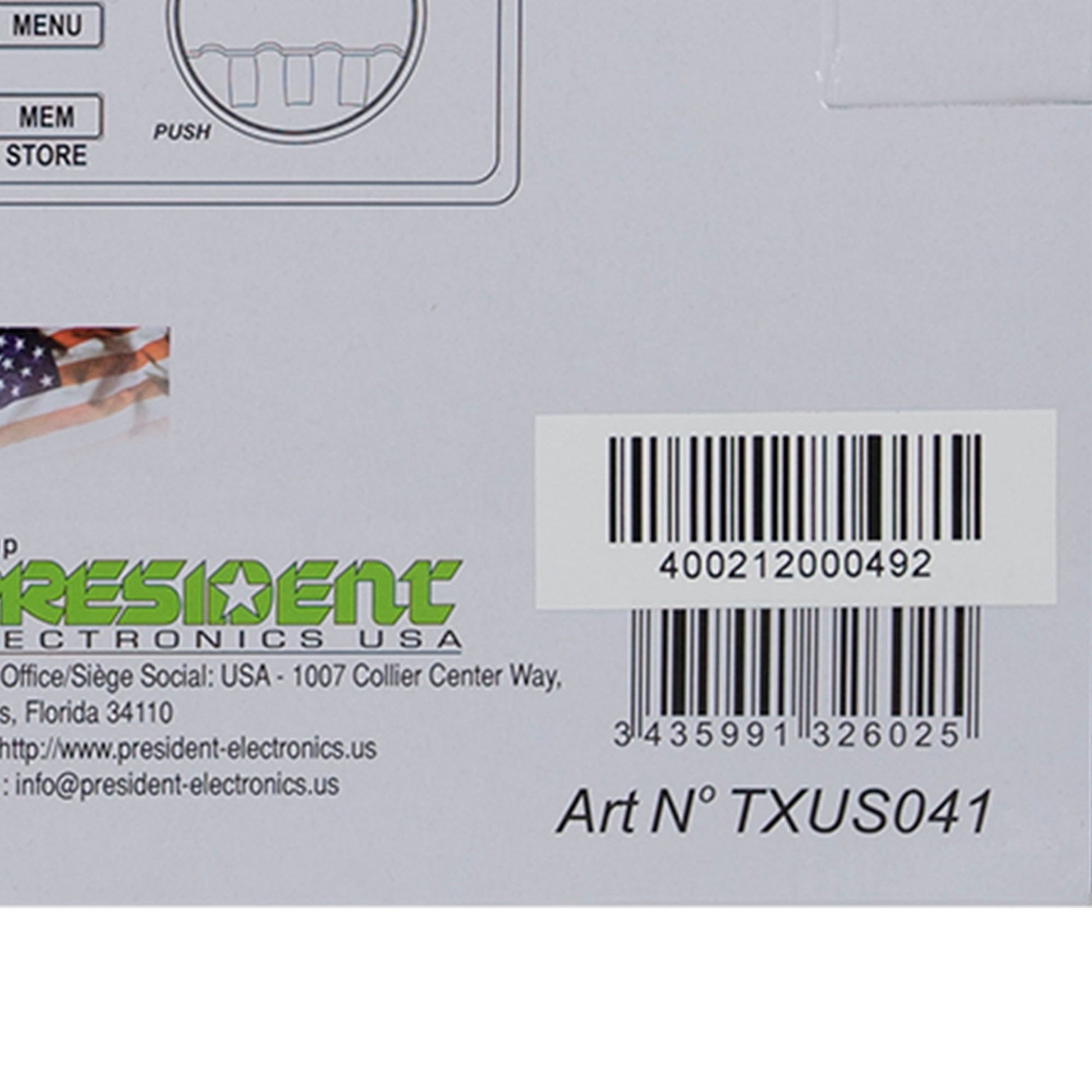 Statie radioamatori President LINCOLN II + ASC 10/12M, Roger Beep, ANL, NB, Hi-Cut Filter, AM-FM-USB-LSB-CW, Programabila, 12V