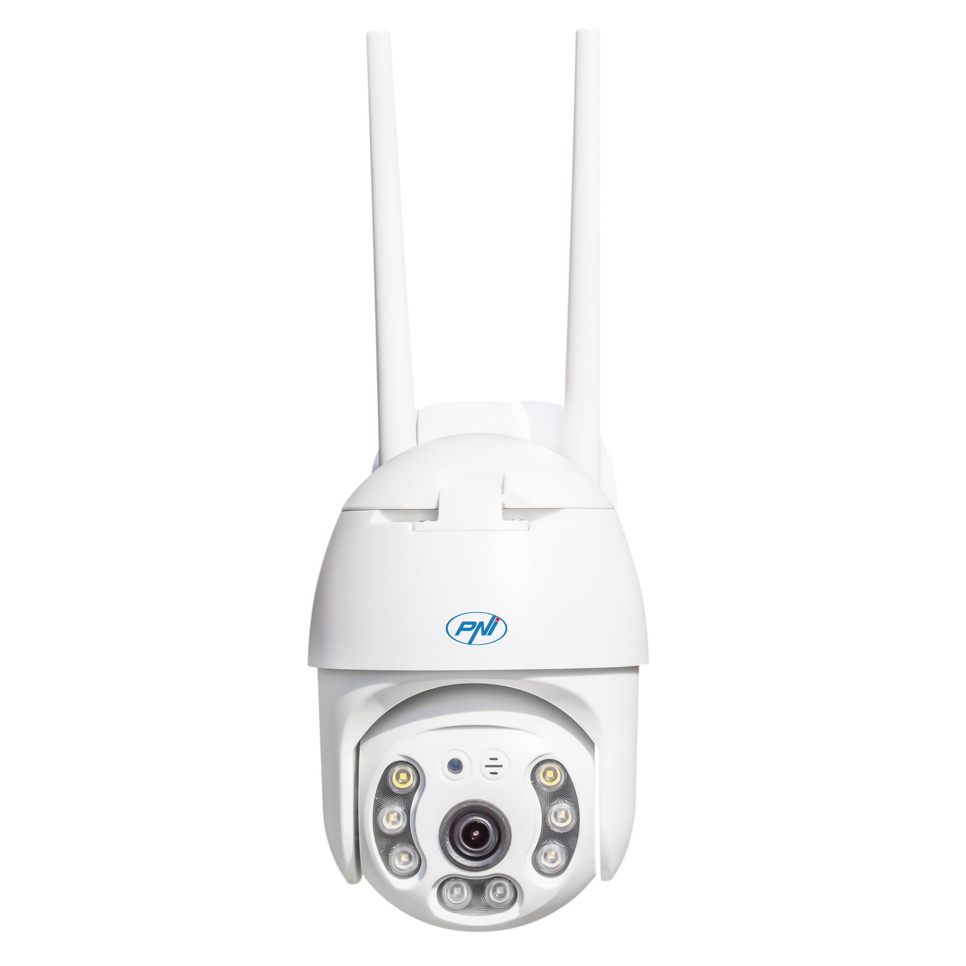 Camera supraveghere video PNI IP65 live PTZ 5MP, GSM 4G, slot card micro SD, detectie miscare, detectie silueta umana, de exterior IP66, LED-uri IR si LED-uri albe
