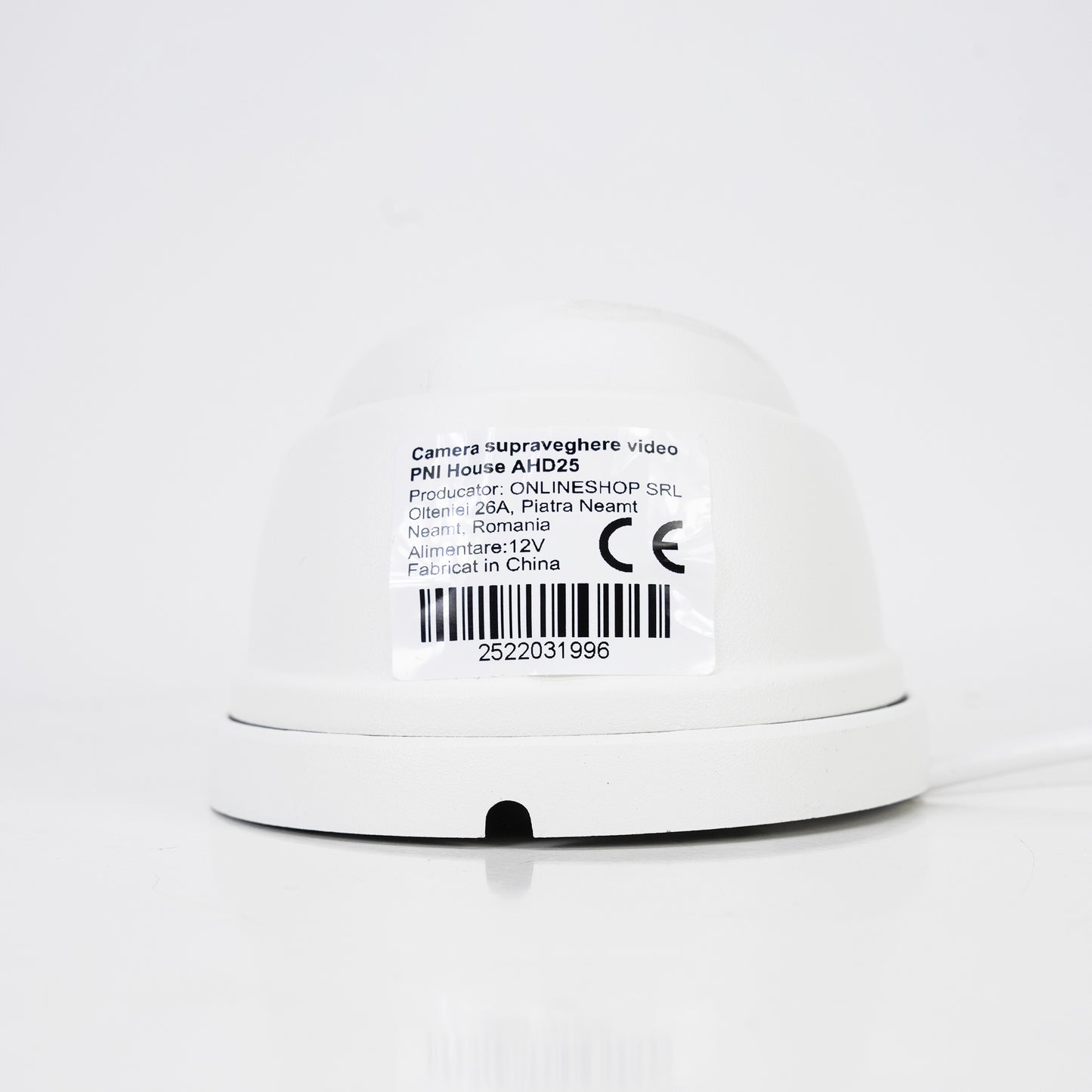 Camera supraveghere video PNI House AHD25 5MP, dome, lentila 3.6mm, 36 LED-uri IR, de exterior sau interior, IP66