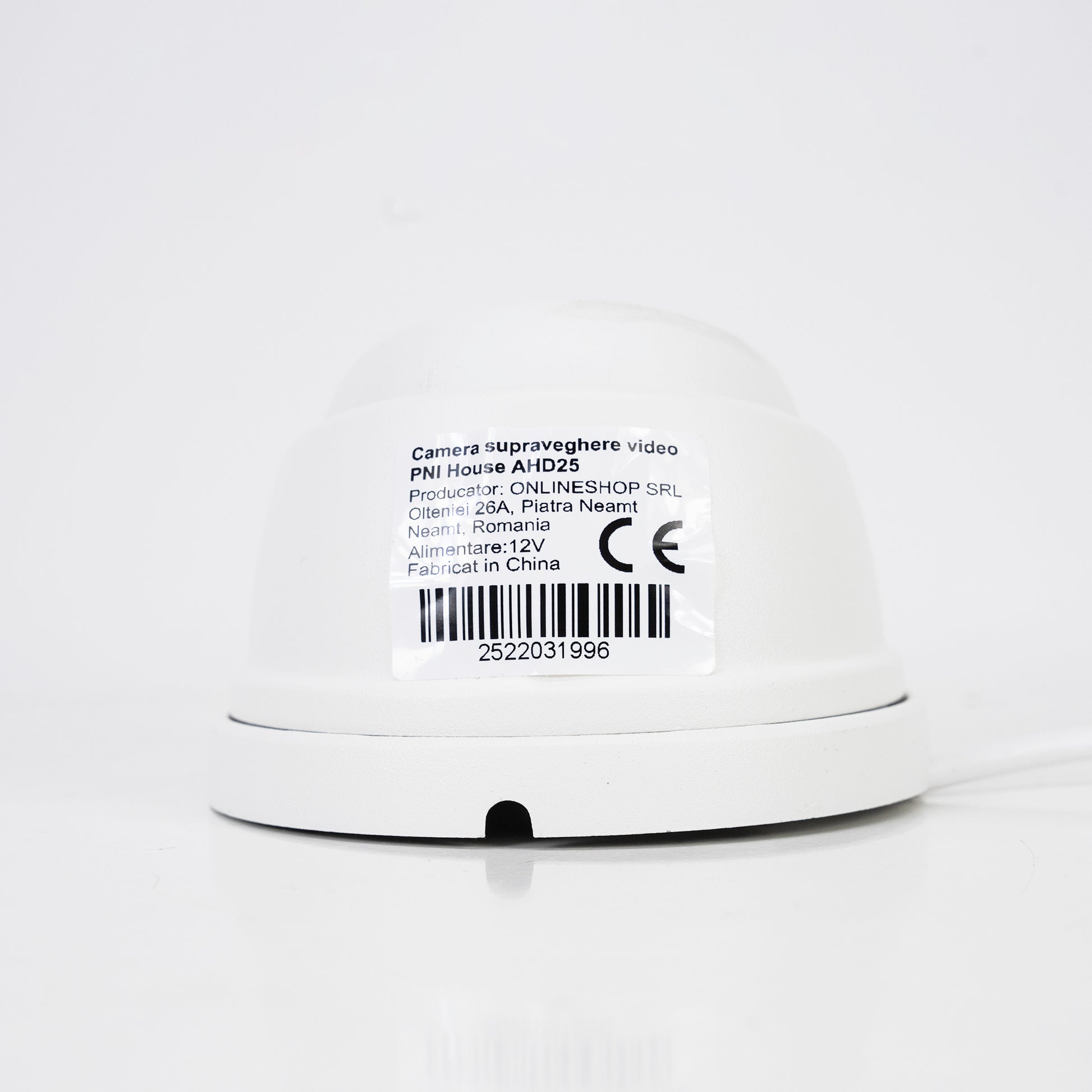 Camera supraveghere video PNI House AHD25 5MP, dome, lentila 3.6mm, 36 LED-uri IR, de exterior sau interior, IP66