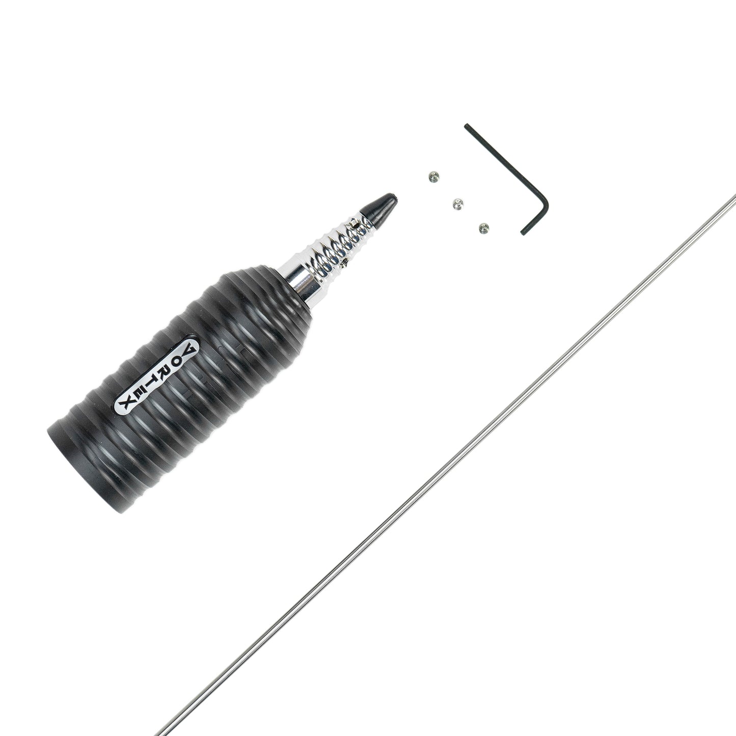 Antena CB LEMM Vortex 3000 PL, 200 cm, 26.2-27.8Mhz, 2500W, fara cablu, fabricata in Italia