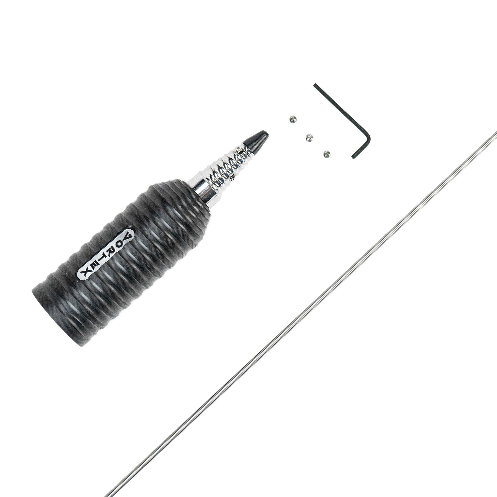 Antena CB LEMM Vortex 3000 PL, 200 cm, 26.2-27.8Mhz, 2500W, fara cablu, fabricata in Italia