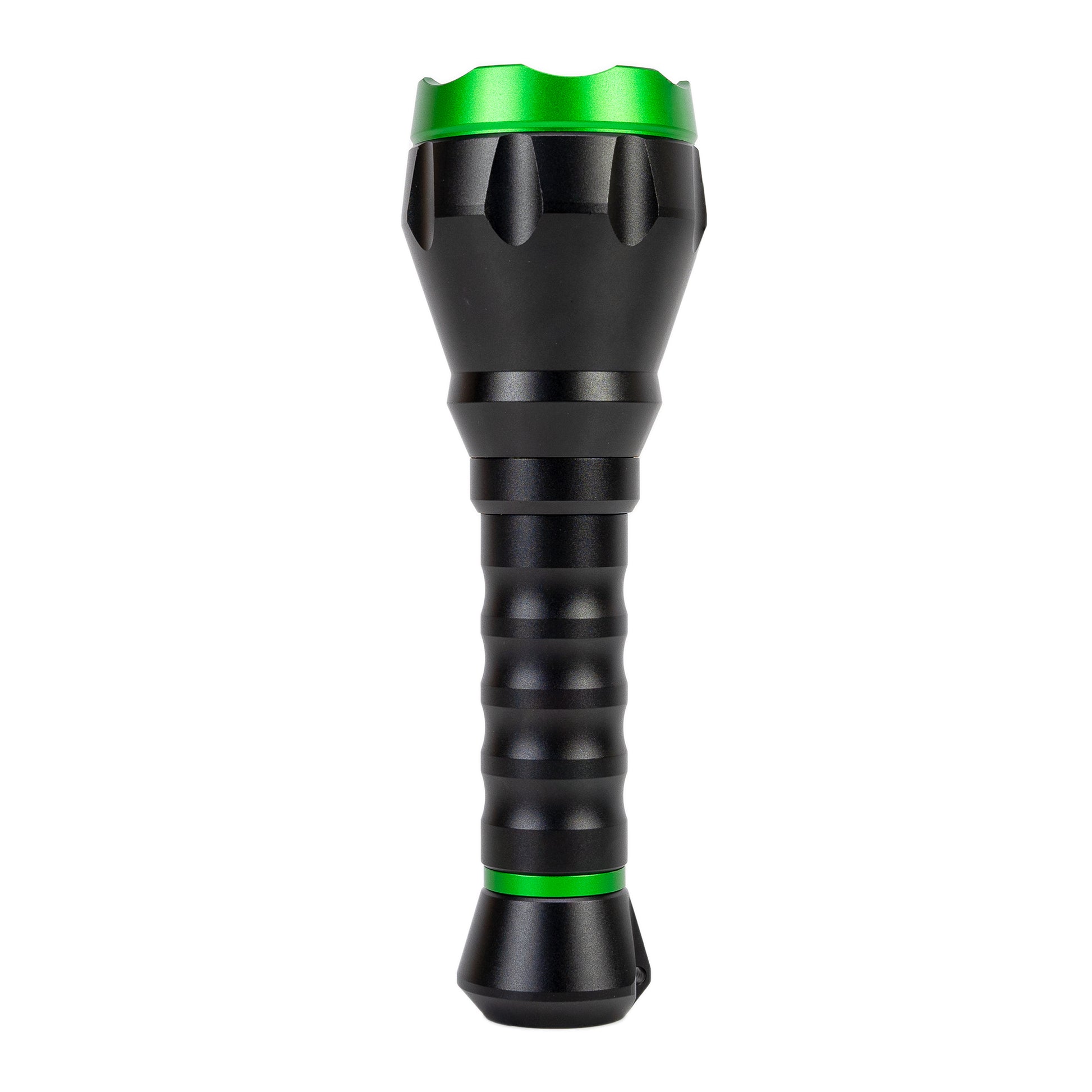 Lanterna PNI Adventure F750 Green Light din aluminiu, LED 10W, 500 lm, pana la 850 m, IP44, acumulator 4000mAh inclus, incarcare prin USB Type-C, lumina verde perfecta la vanatoare