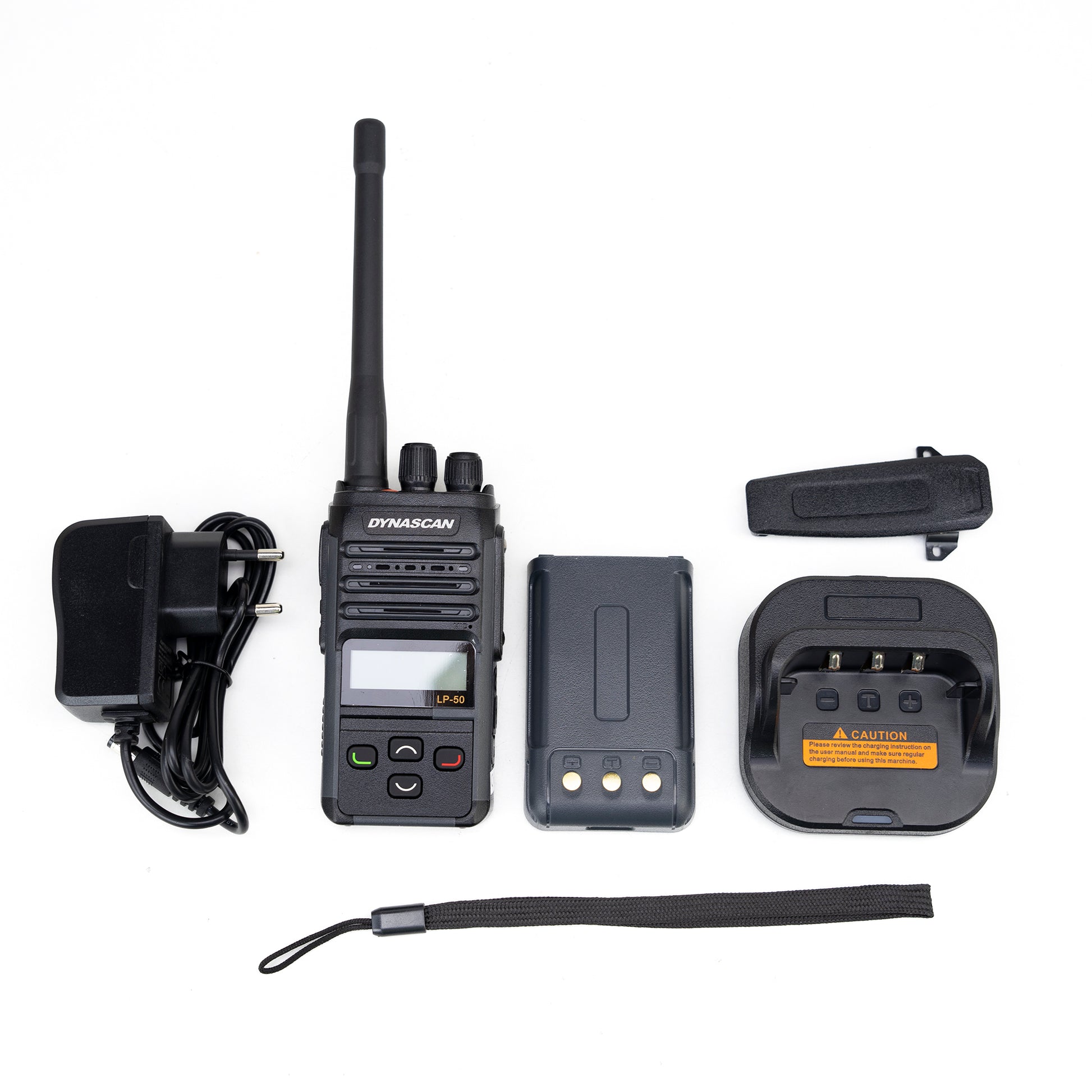 Statie radio portabila PMR Dynascan LP-50, 16CH, Scan, Vox, CTCSS, DCS, acumulator 2000mAh, IP67