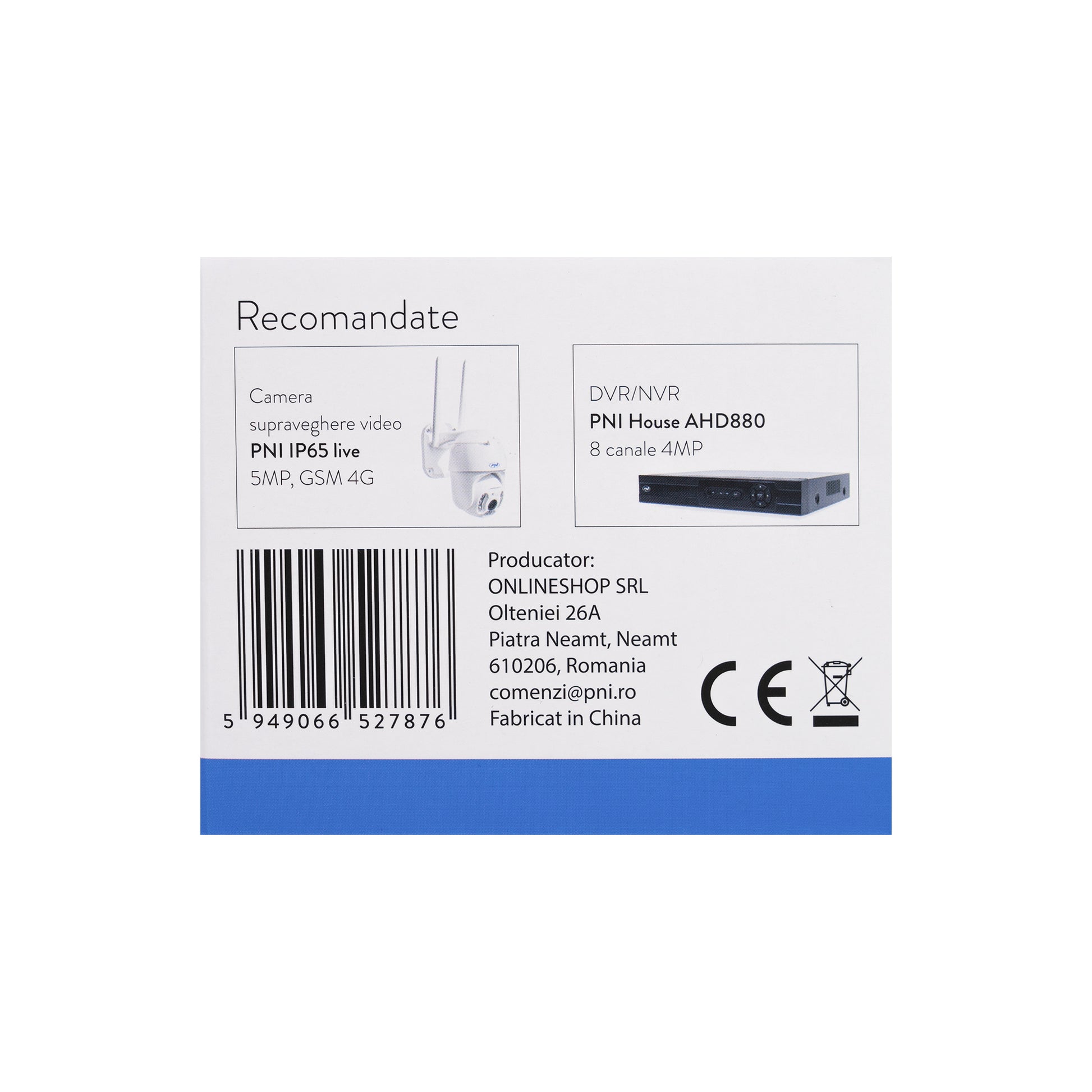 Camera supraveghere video PNI IP735 3Mp cu IP P2P PTZ wireless, slot card microSD, control din aplicatie