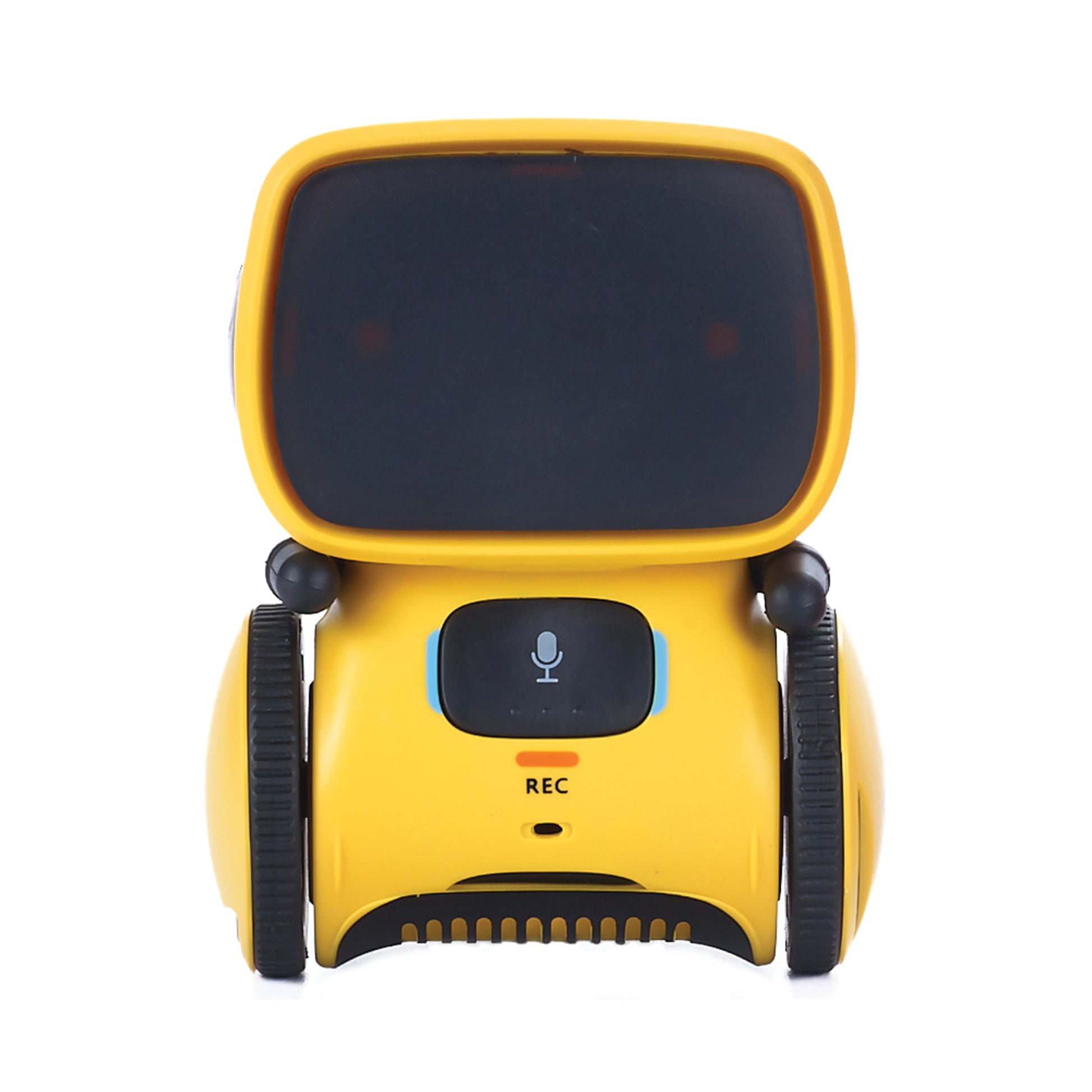 Robot inteligent interactiv PNI Robo One, control vocal, butoane tactile, galben