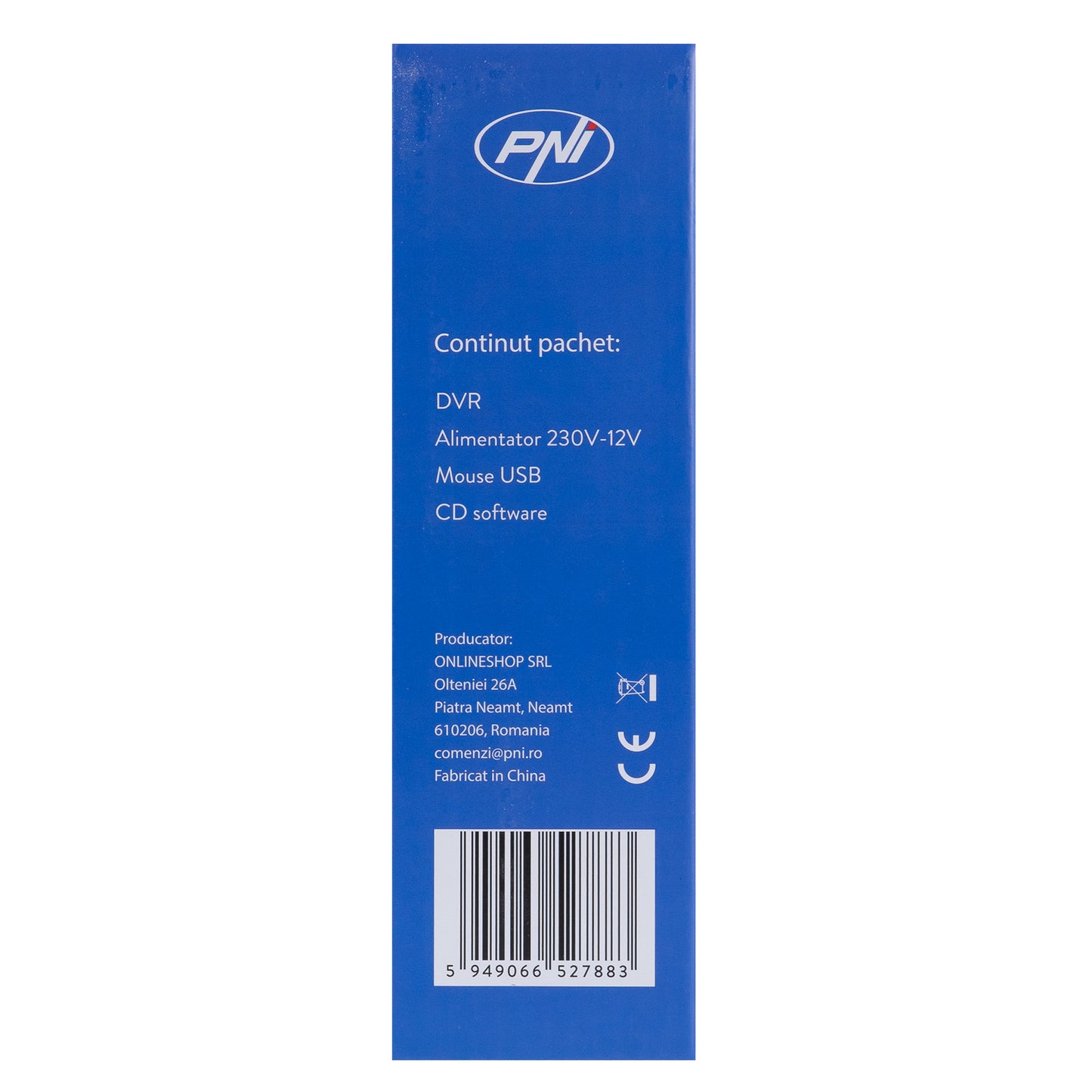 DVR/NVR PNI House AHD880, 8 canale analogice 4K-N sau 8 canale IP 5MP, H265+, intrare audio, iesire audio, USB2.0, 2 x SATA max 8TB