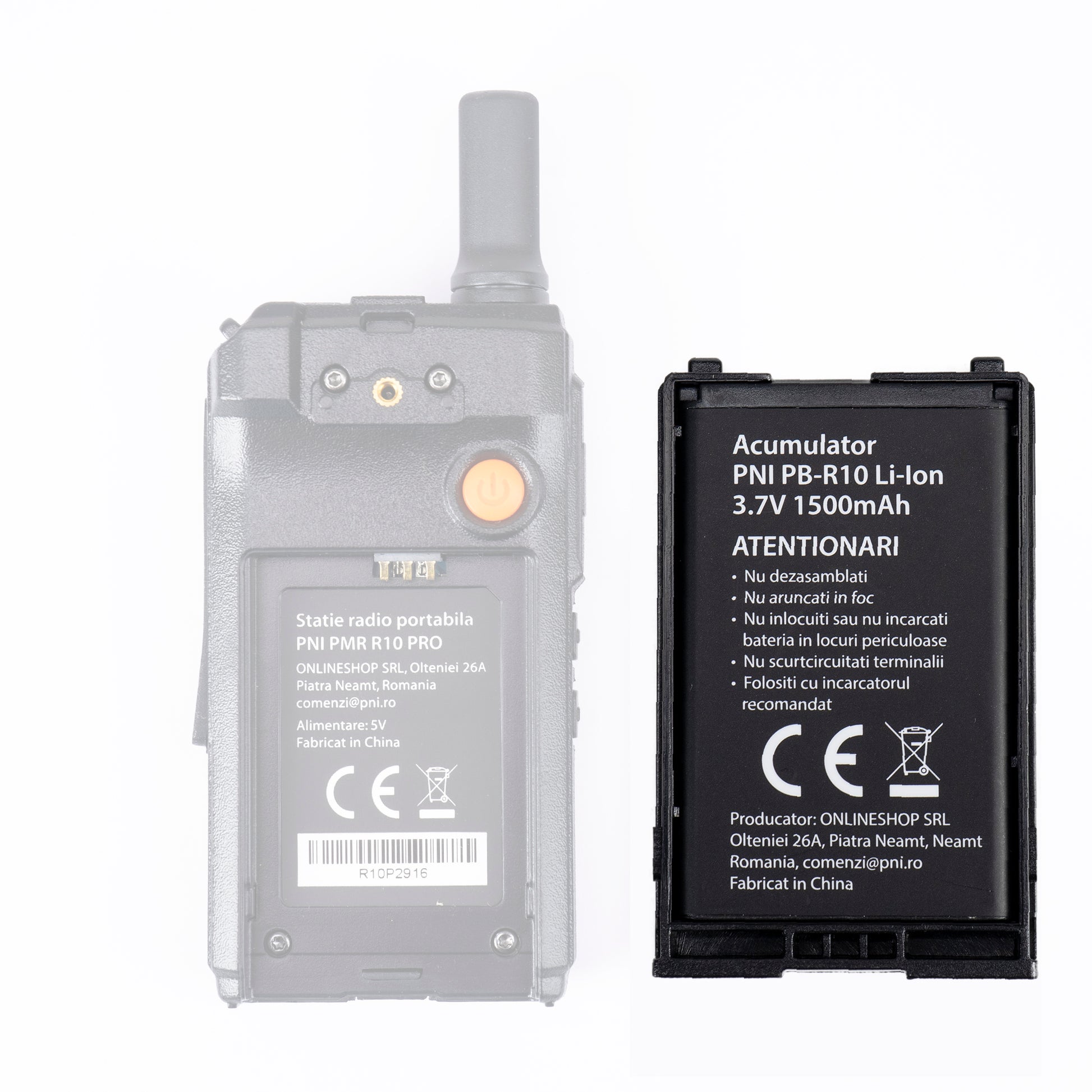 Acumulator PNI PB-R10 Li-Ion 1500 mAh pentru Statie PNI R10