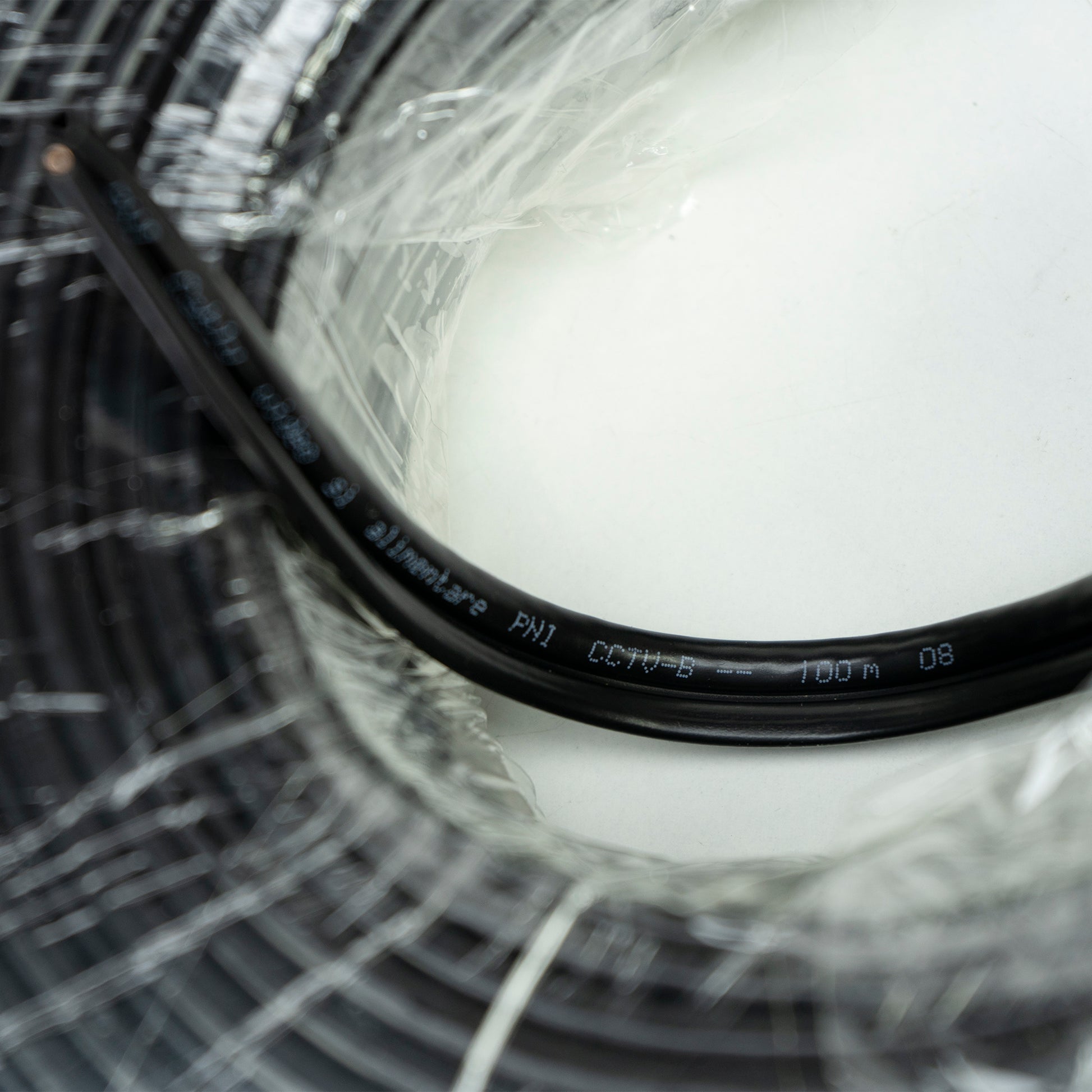 Cablu video si alimentare PNI CCTV-B 100M pentru camera de supraveghere rola 100m