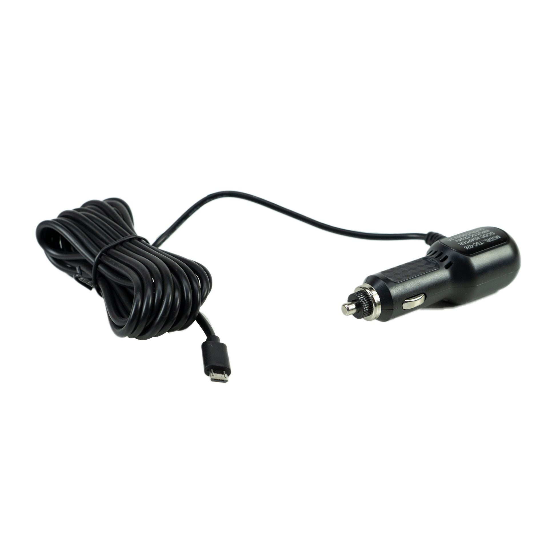 Incarcator auto PNI cu mufa micro USB 12V/24V - 5V 1.5A pentru DVR auto, lungime cablu 3.5m