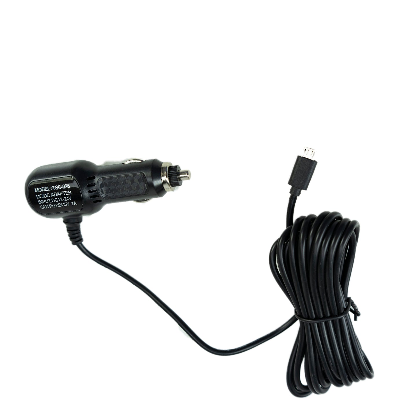 Incarcator auto PNI cu mufa micro USB 12V/24V - 5V 1.5A pentru DVR auto, lungime cablu 3.5m