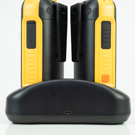 Statie radio portabila PMR PNI Dynascan F-15, 446MHz, 0.5W, 16CH, Waterproof IP67, set 2 bucati