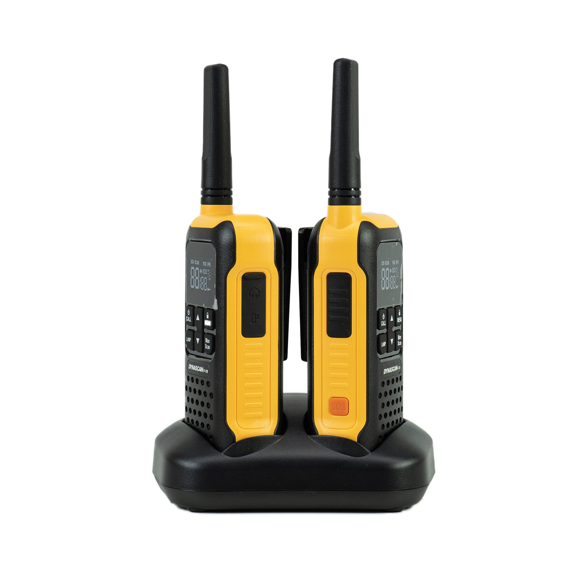 Statie radio portabila PMR PNI Dynascan F-15, 446MHz, 0.5W, 16CH, Waterproof IP67, set 2 bucati