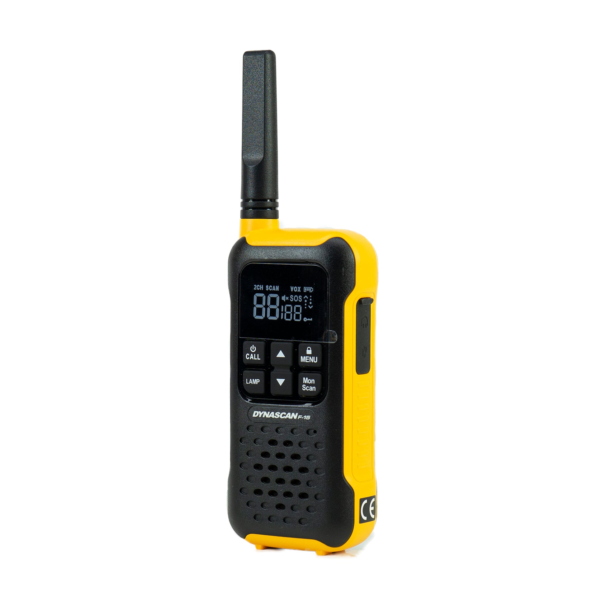 Statie radio portabila PMR PNI Dynascan F-15, 446MHz, 0.5W, 16CH, Waterproof IP67, set 2 bucati