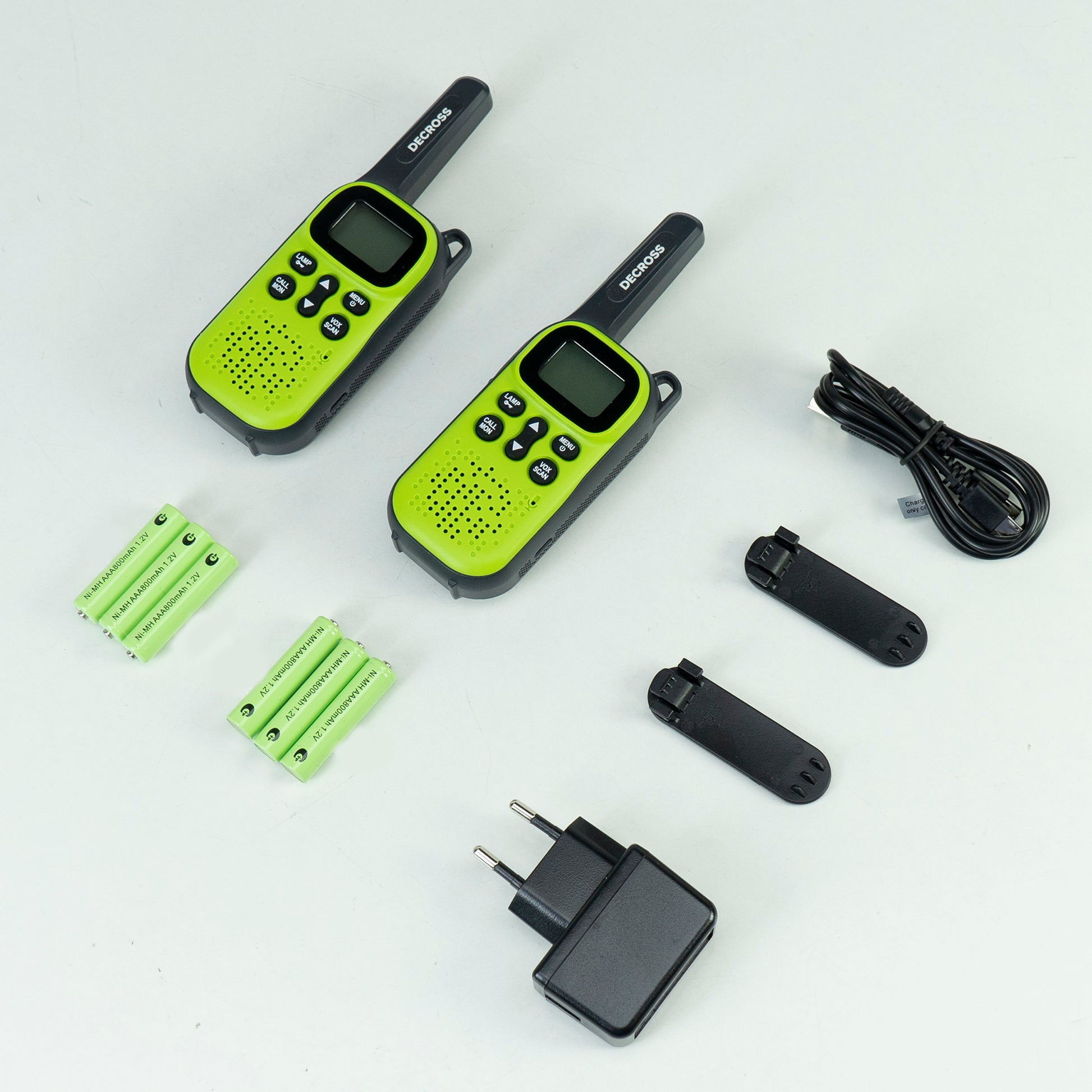 Statie radio portabila PMR PNI Decross DC44, 446MHz, 0.5W, 16CH, 800mAh NiMH, set 2 bucati