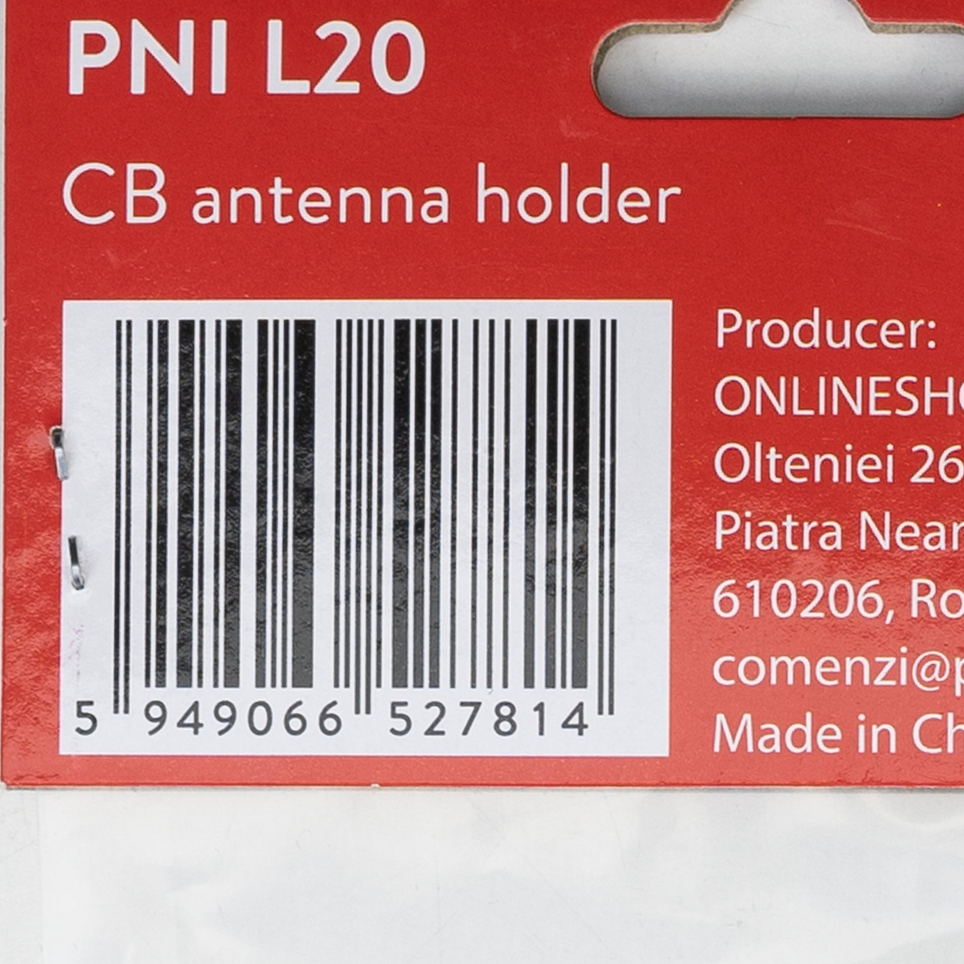 Suport metalic PNI L20 pentru montaj antena radio CB pe cupola