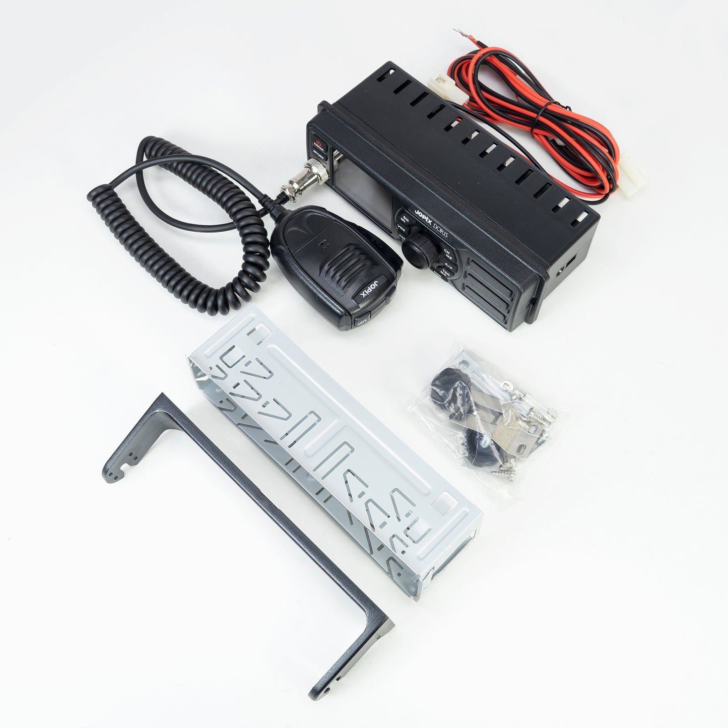 Statie radio CB JOPIX Doris 40CH, AM/FM, 4W, ASQ, Roger Beep, VOX, 12-24V