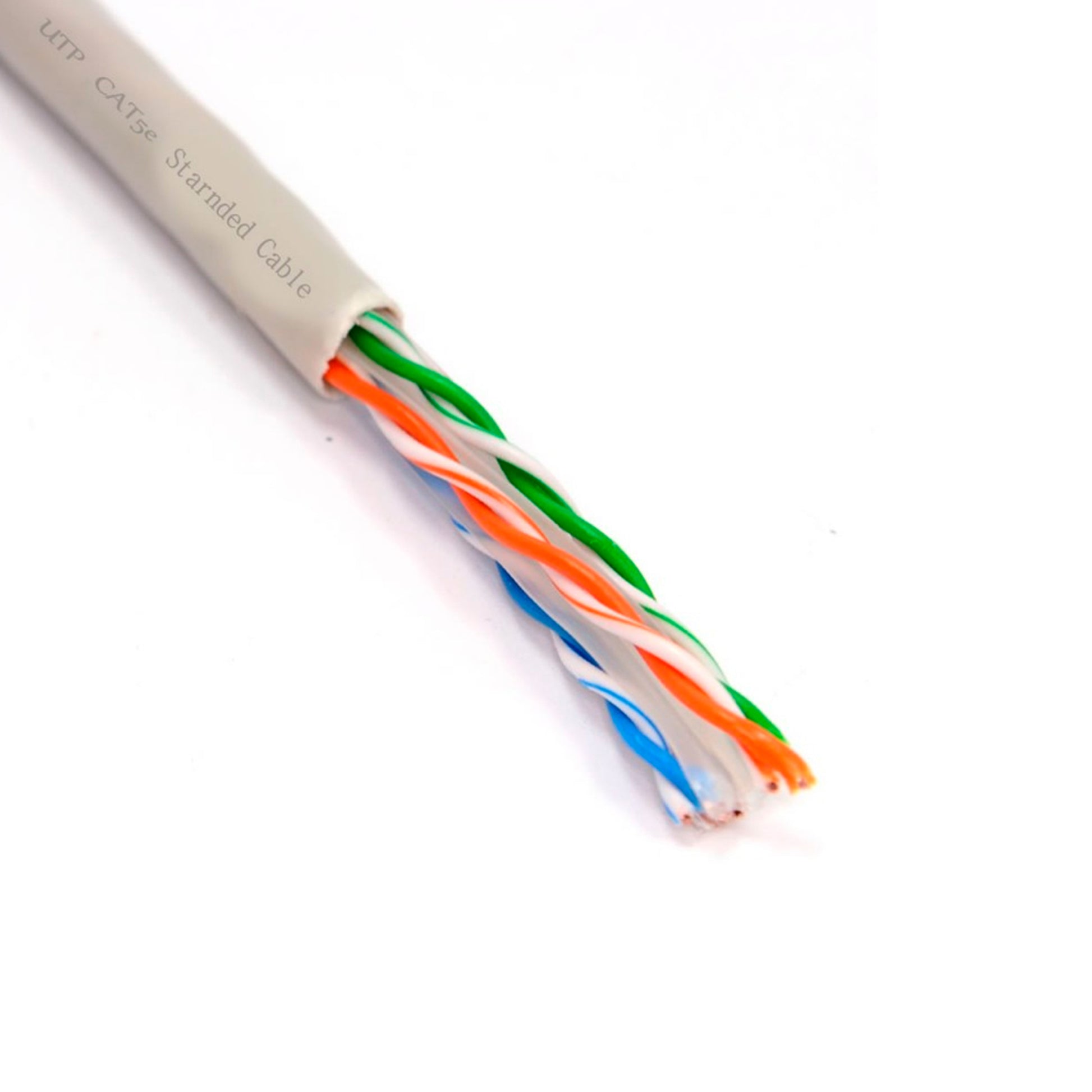 Cablu UTP CAT5e PNI U05 cu 4 perechi de fire torsadate 0.40 mm CCA, pentru internet 1 Gigabit si sisteme de supraveghere, rola 305m