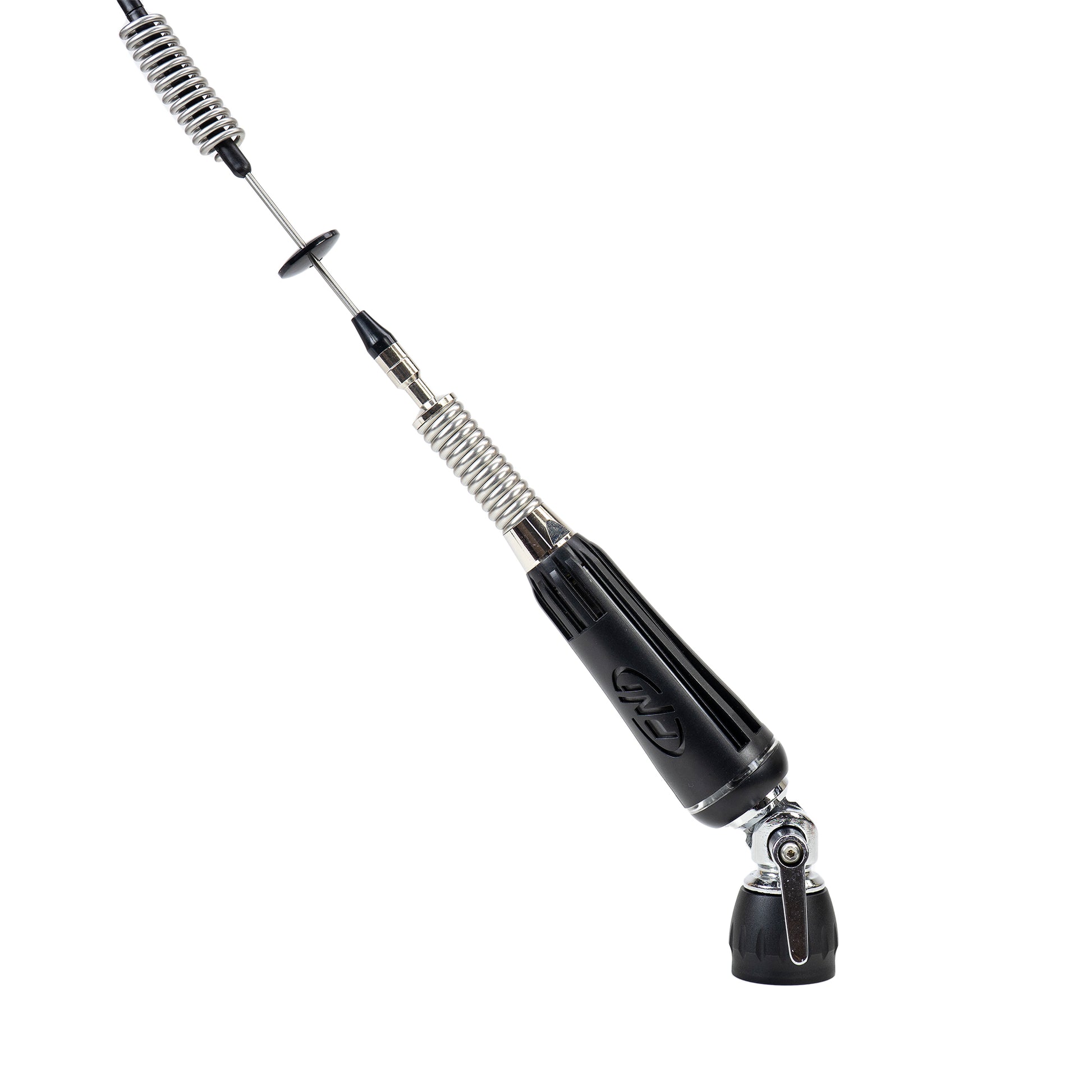 Antena CB PNI LED 850 rabatabila cu baza magnetica 145 mm, 85 cm lungime, 26-28 MHz, 300 Watt, ilumineaza in timpul emisiei, tip filet PL, fara accesorii