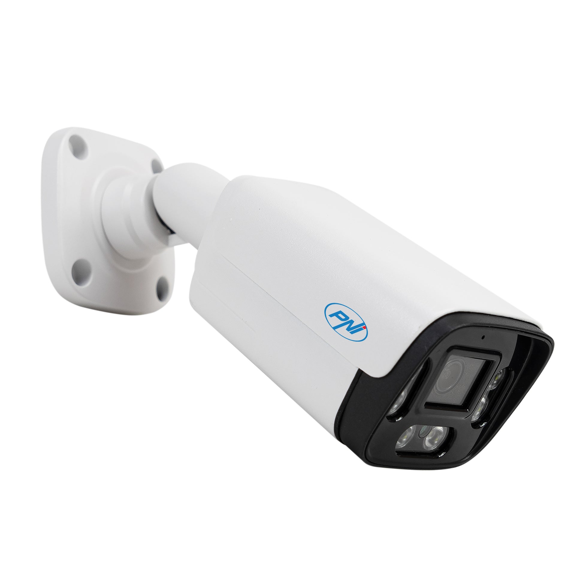 Pachet supraveghere video NVR PNI House IP716, 16 canale IP 4K, H.265, ONVIF  si 4 camere PNI IP125 cu IP, 5MP, IP66