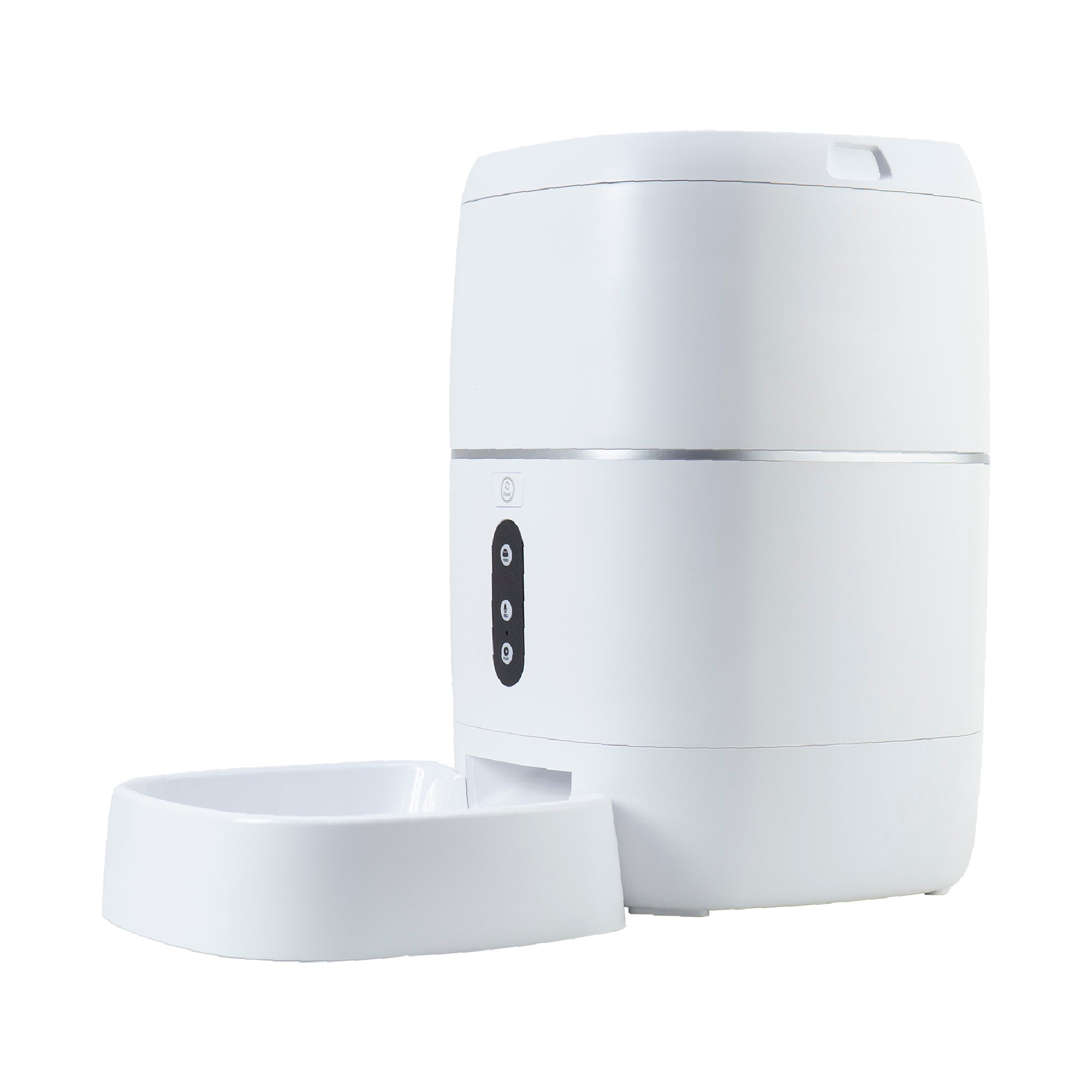 Hranitoare inteligenta de mancare PNI MyPet PT033PF pentru animale de casa, WiFi, 3 litri, programabil din aplicatia dedicata Tuya Smart, integrare in scenarii si automatizari smart cu alte produse compatibile Tuya