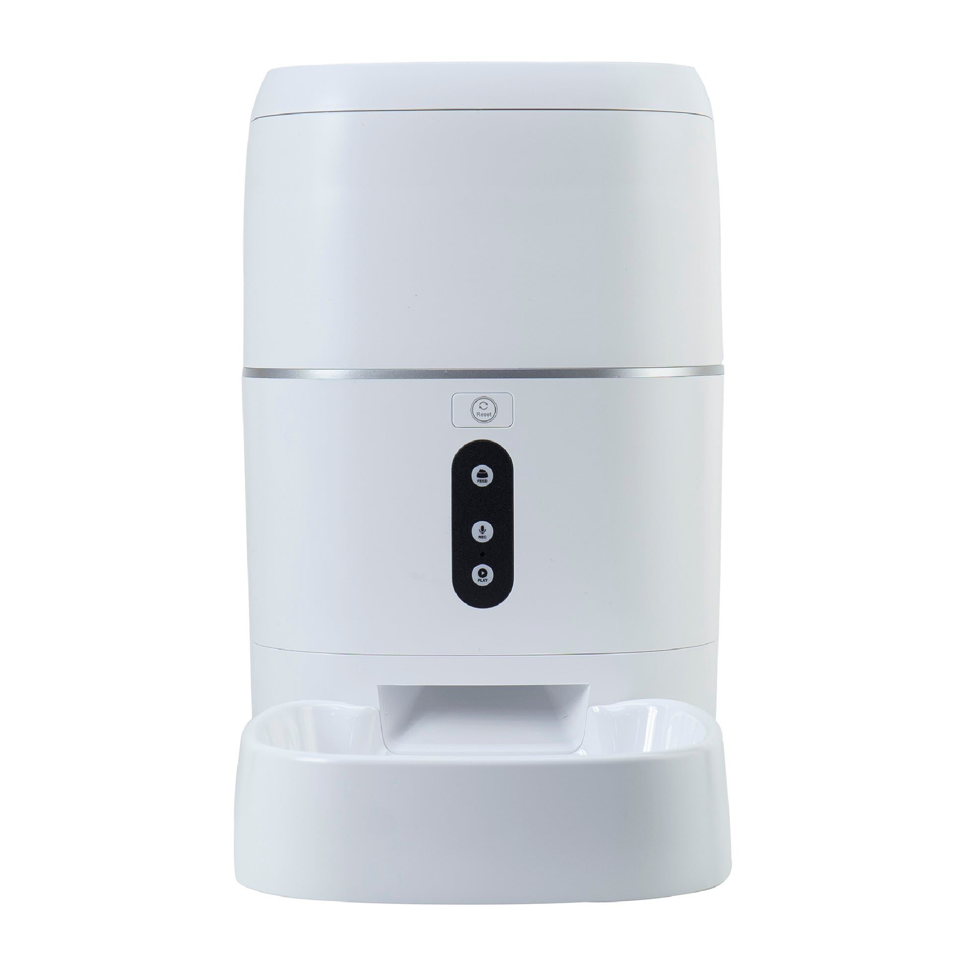 Hranitoare inteligenta de mancare PNI MyPet PT033PF pentru animale de casa, WiFi, 3 litri, programabil din aplicatia dedicata Tuya Smart, integrare in scenarii si automatizari smart cu alte produse compatibile Tuya