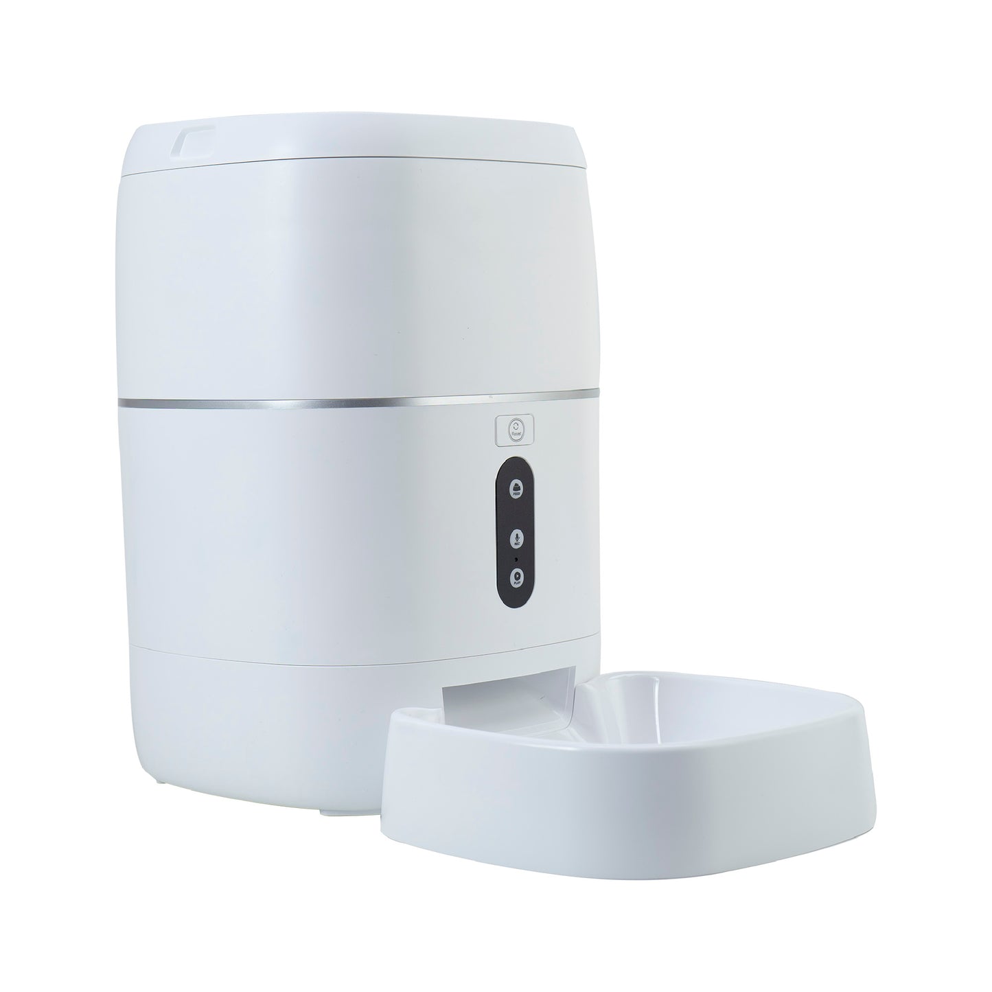Hranitoare inteligenta de mancare PNI MyPet PT033PF pentru animale de casa, WiFi, 3 litri, programabil din aplicatia dedicata Tuya Smart, integrare in scenarii si automatizari smart cu alte produse compatibile Tuya